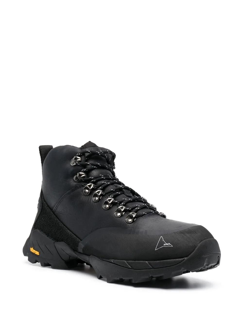 lace-up leather boots Product Image