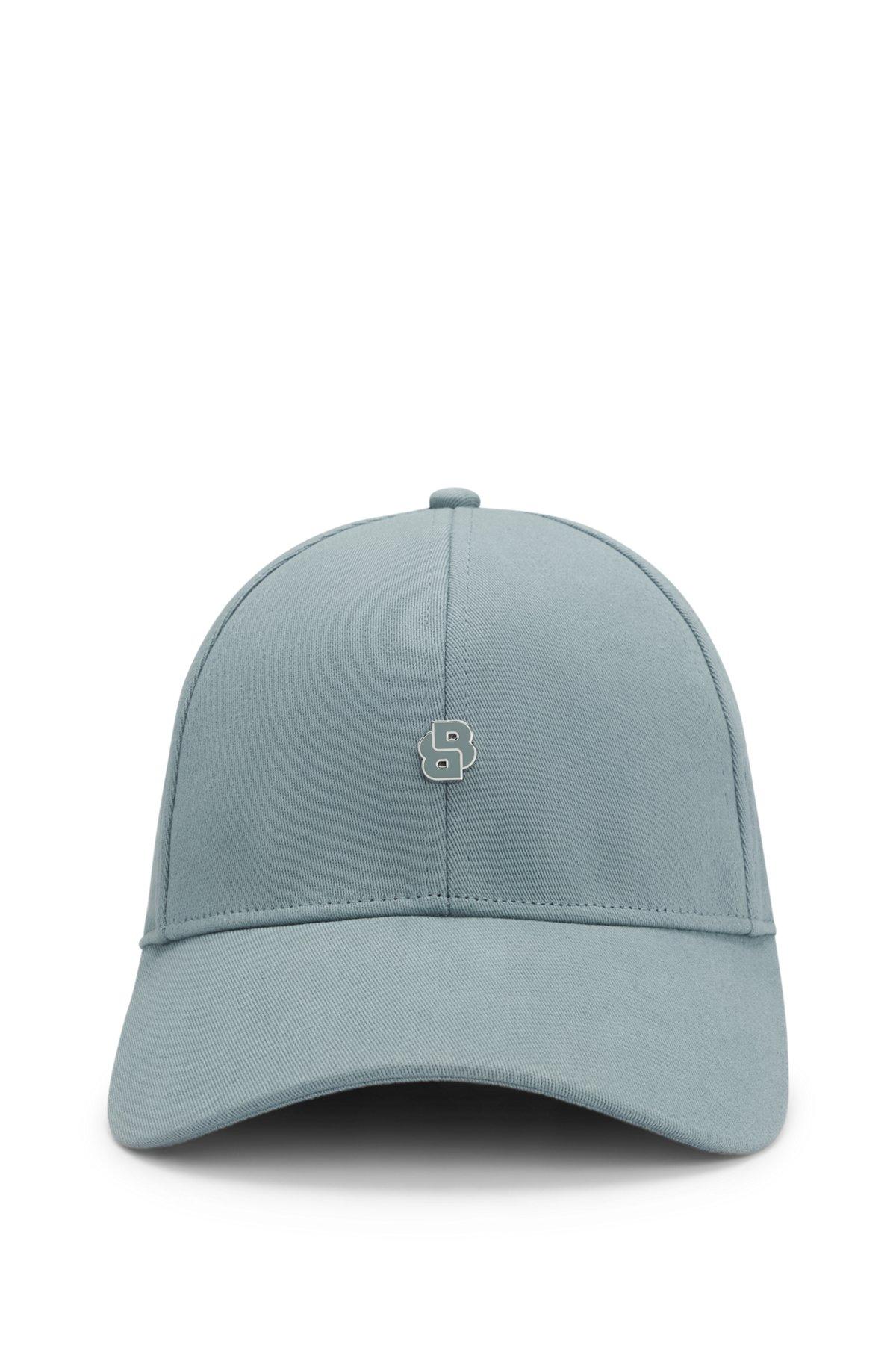 Stretch-cotton cap with Double B monogram Product Image