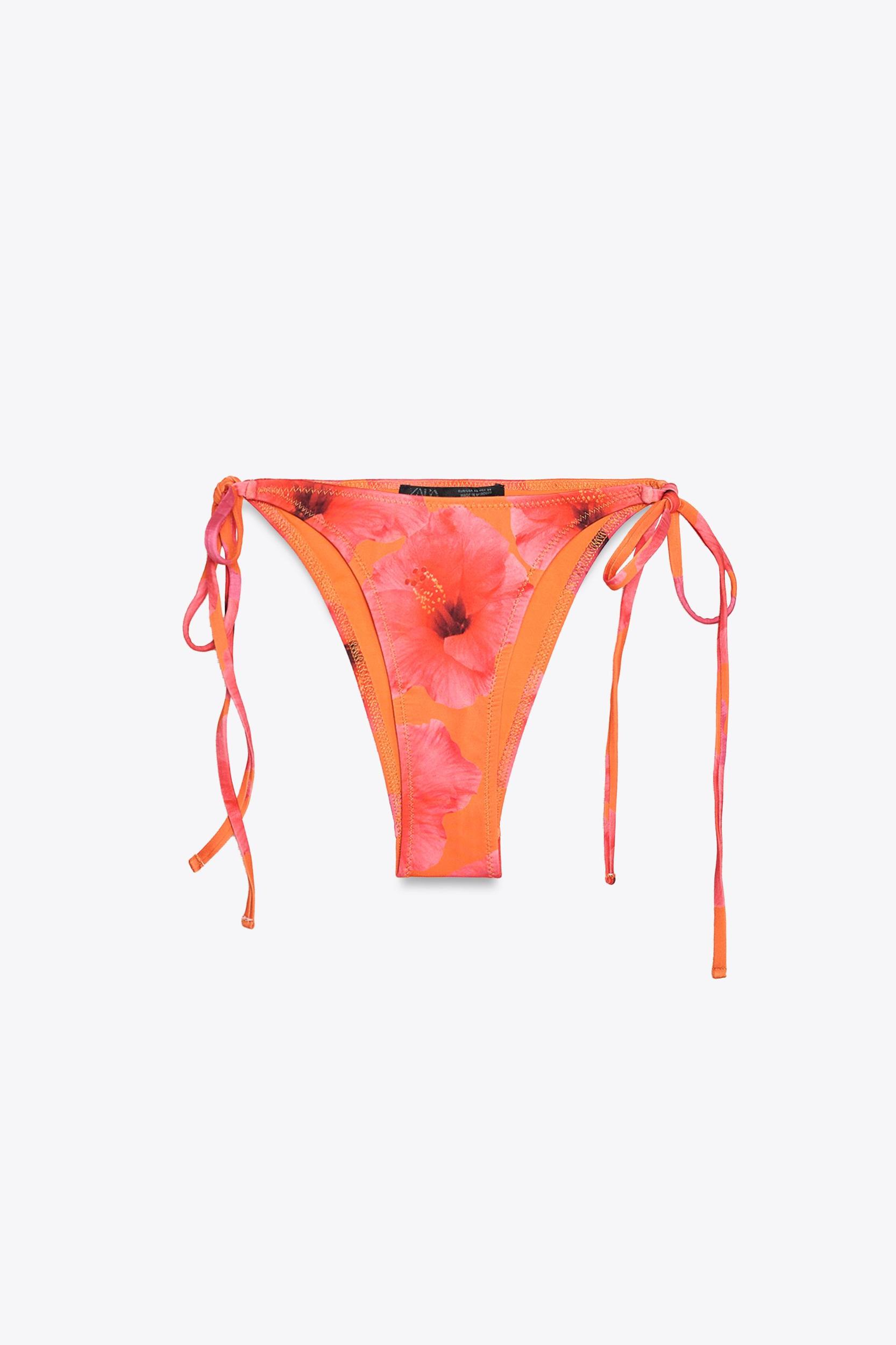 PRINTED TIE BIKINI BOTTOMS Product Image