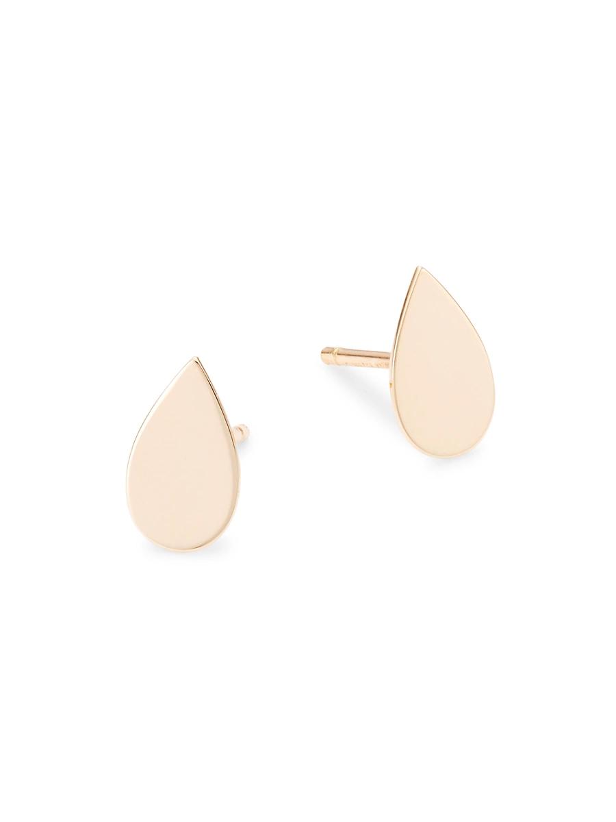 Womens Bliss 18K Rose Gold Stud Earrings Product Image