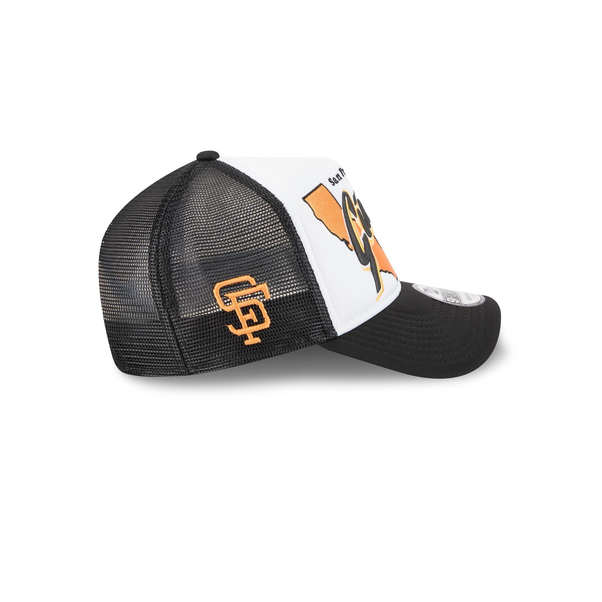 San Francisco Giants State Flower 9FORTY A-Frame Trucker Hat Male Product Image