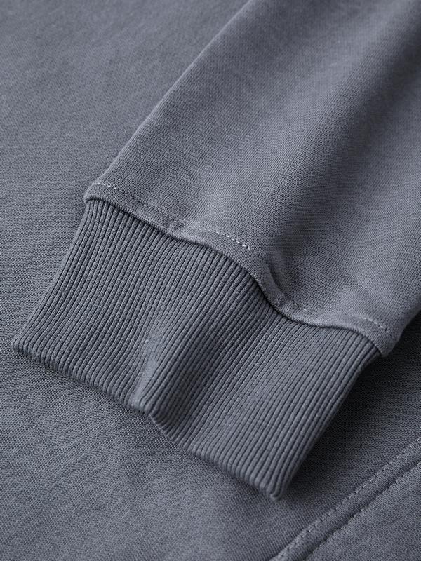 Men's Irregular Waffle Splice Reversible Oversized Hoodie Product Image