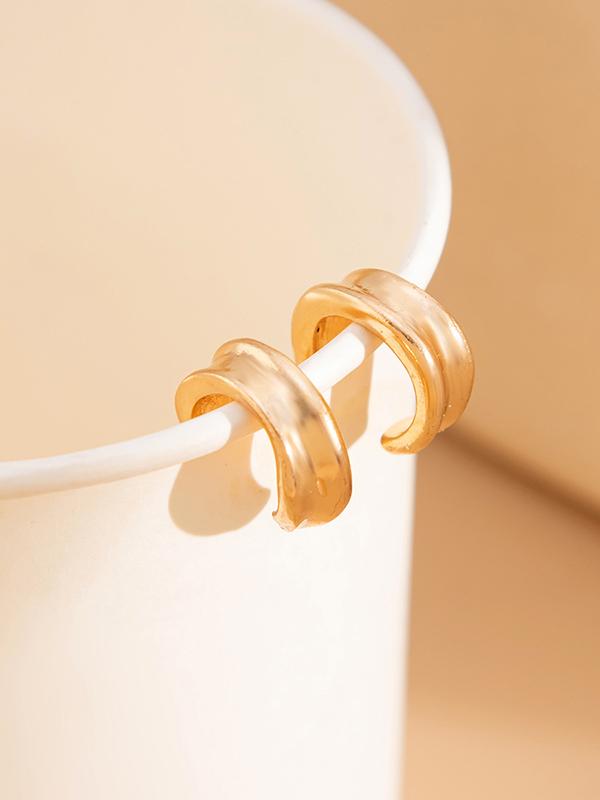 Geometric Ringent Earrings Accessories Product Image