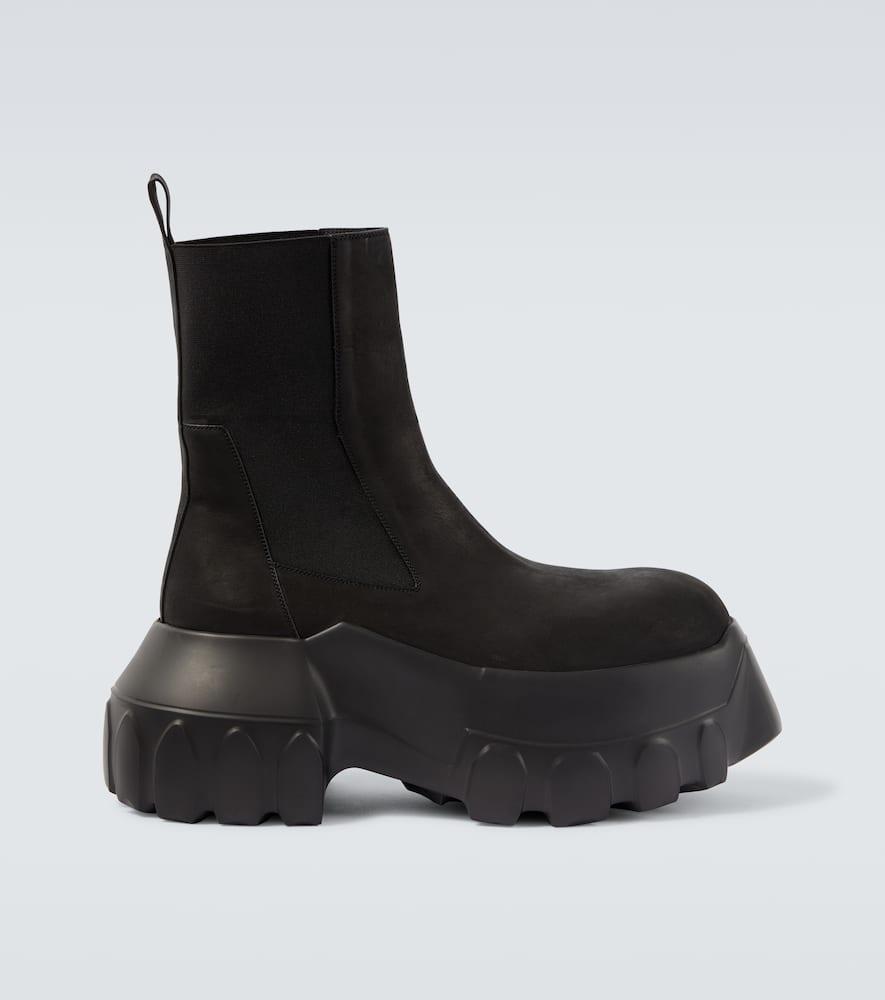 Black Hollywood Beatle Mega Tractor Chelsea Boots Product Image