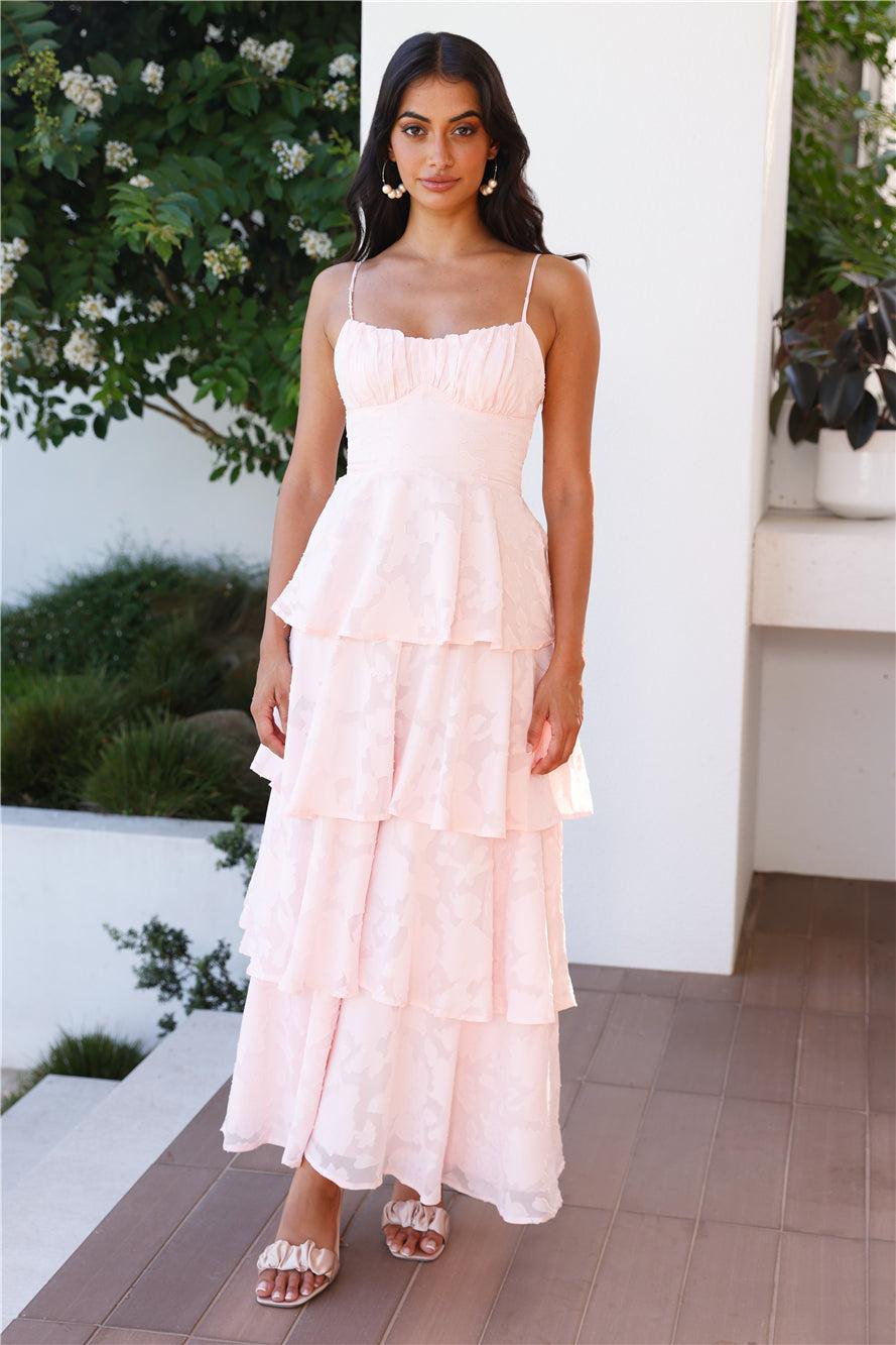 Thriving Now Maxi Dress Blush Product Image