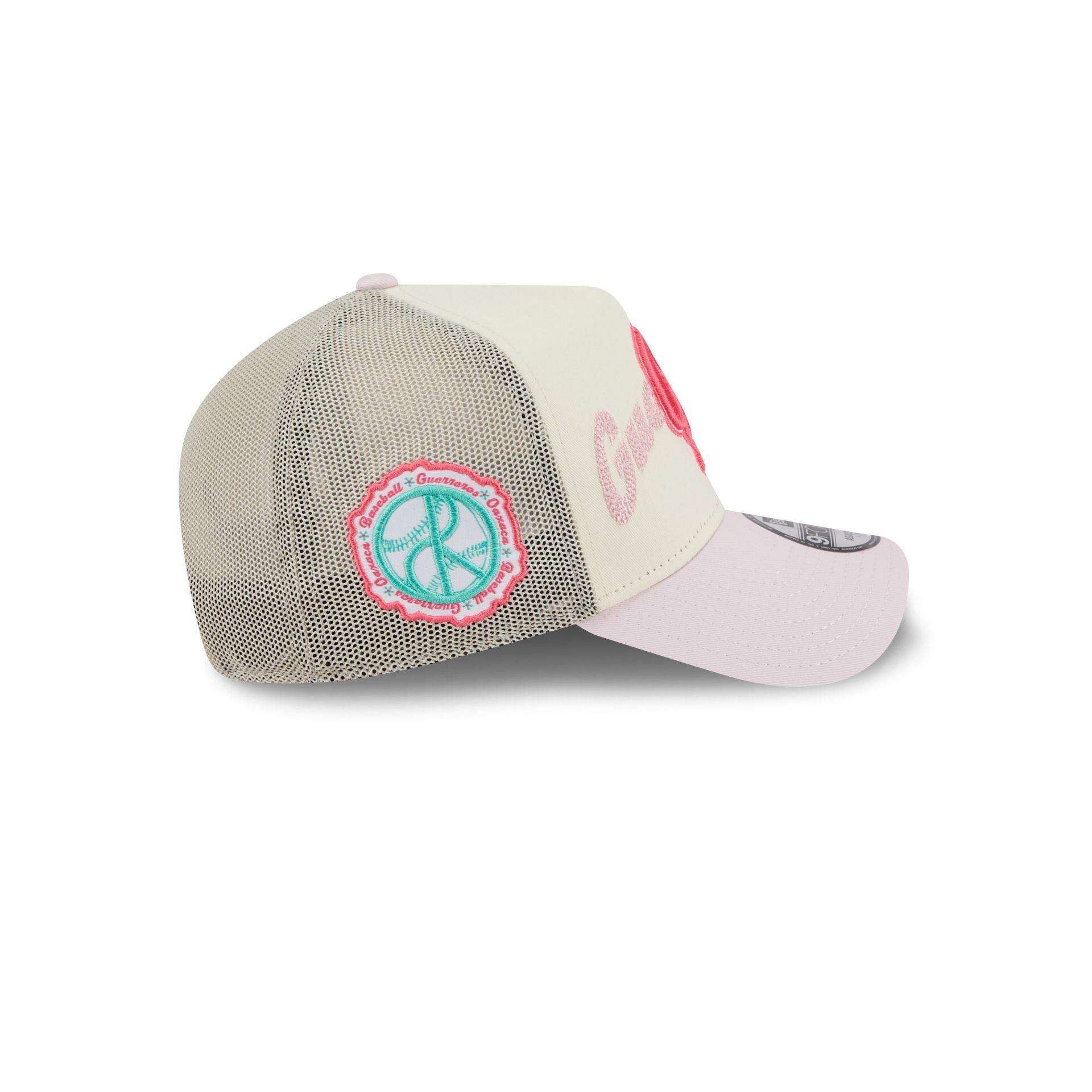 Guerreros de Oaxaca Stacked Wordmark 9FORTY A-Frame Snapback Hat Male Product Image