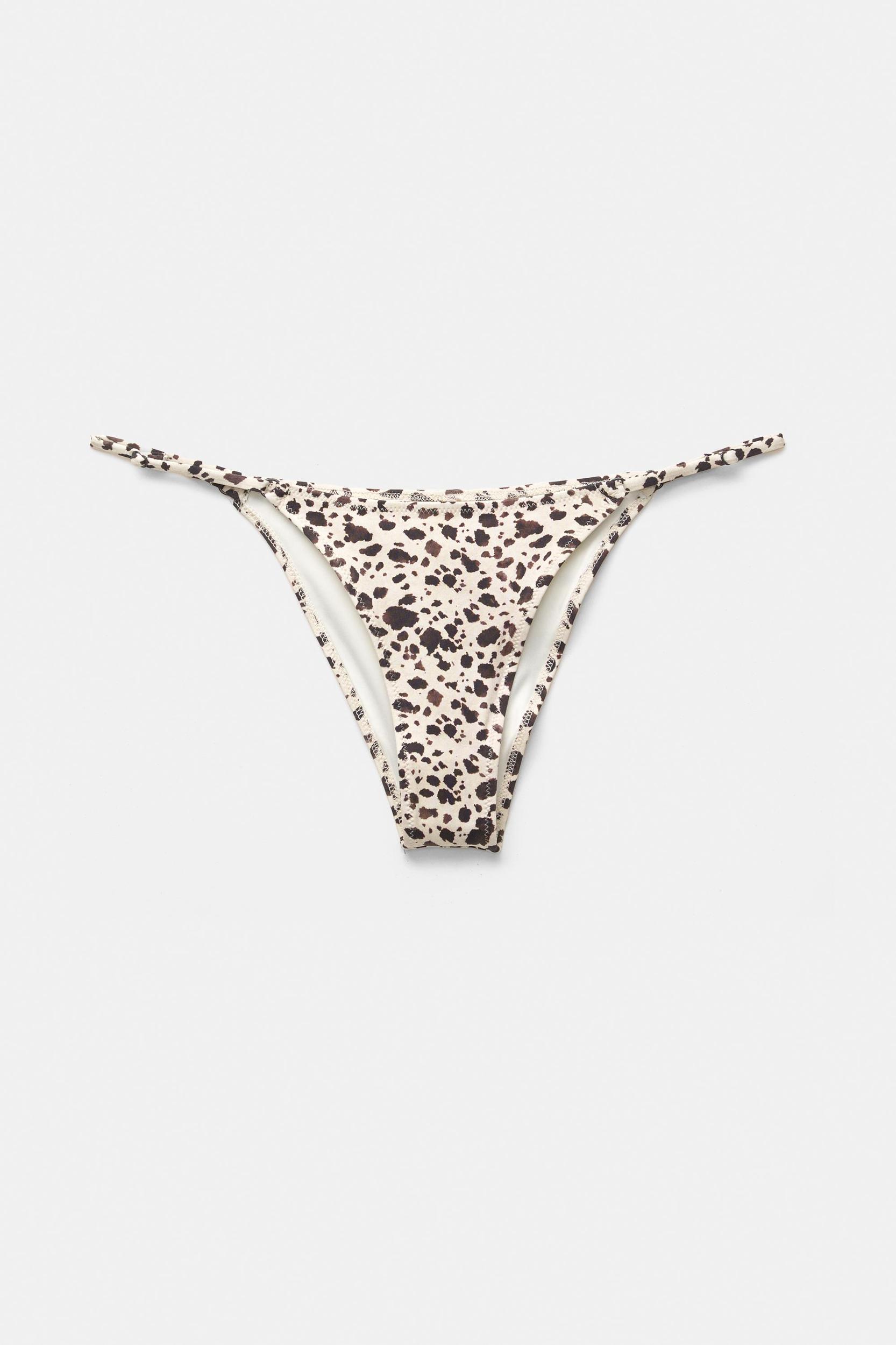 Cow print bikini bottoms Product Image
