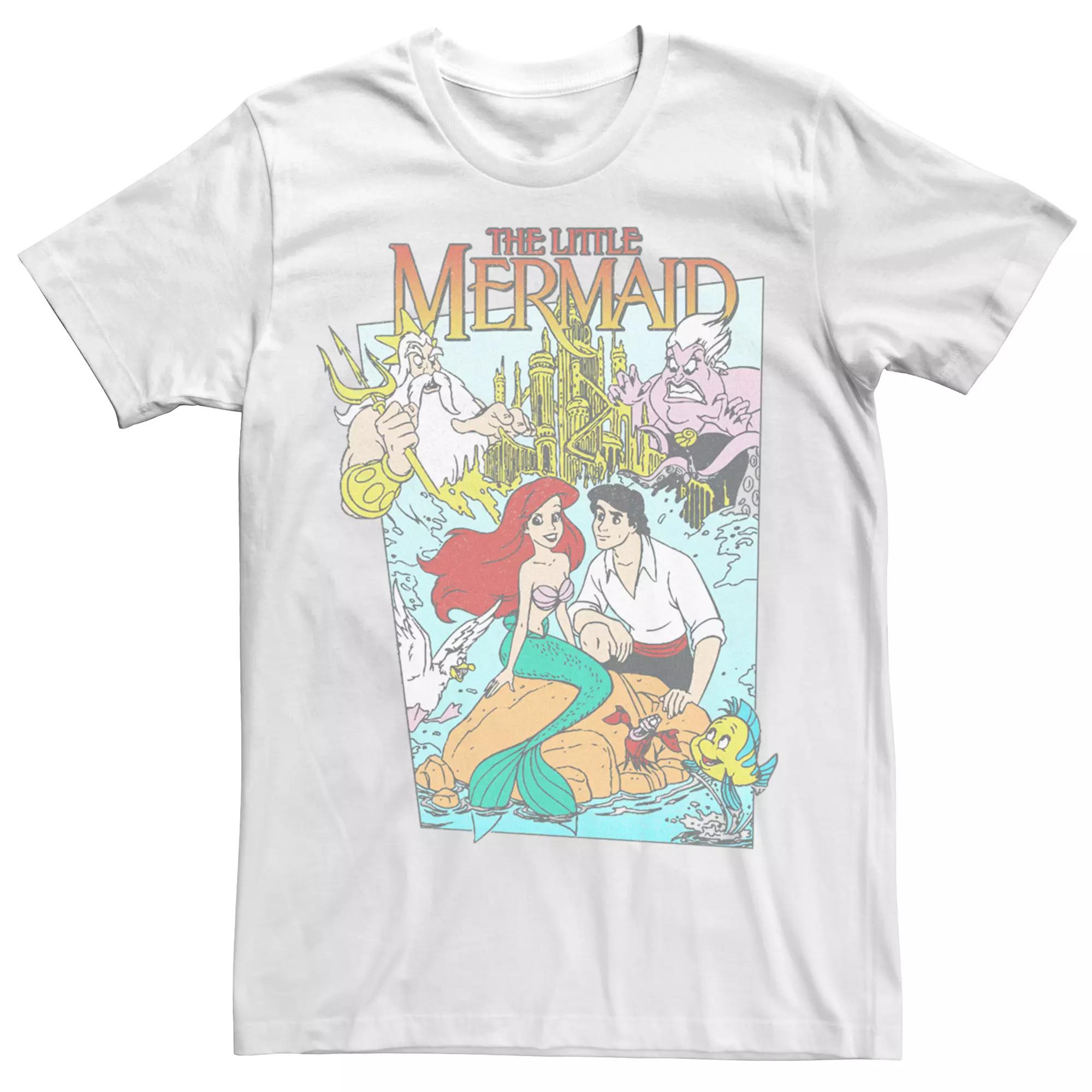 Men's Disney's The Little Mermaid Cover Tee,  Product Image