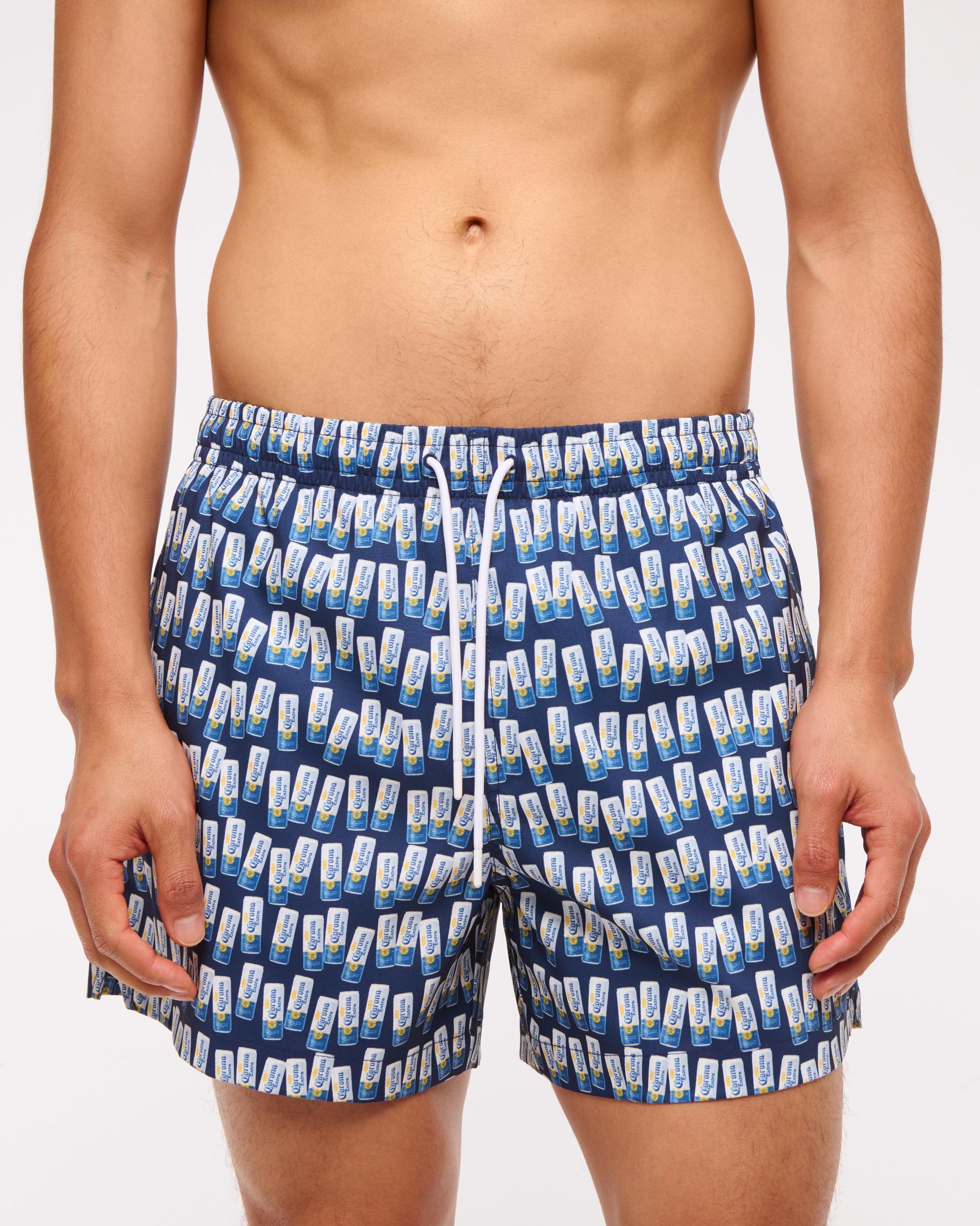 Pull-On Micro-Seersucker Swim Trunk Product Image