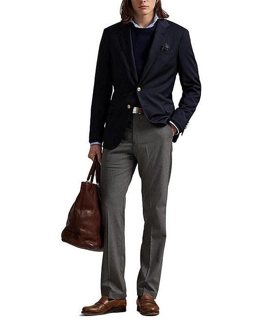 Polo Ralph Lauren Weekday Solid Flat Front Stretch Pants Product Image