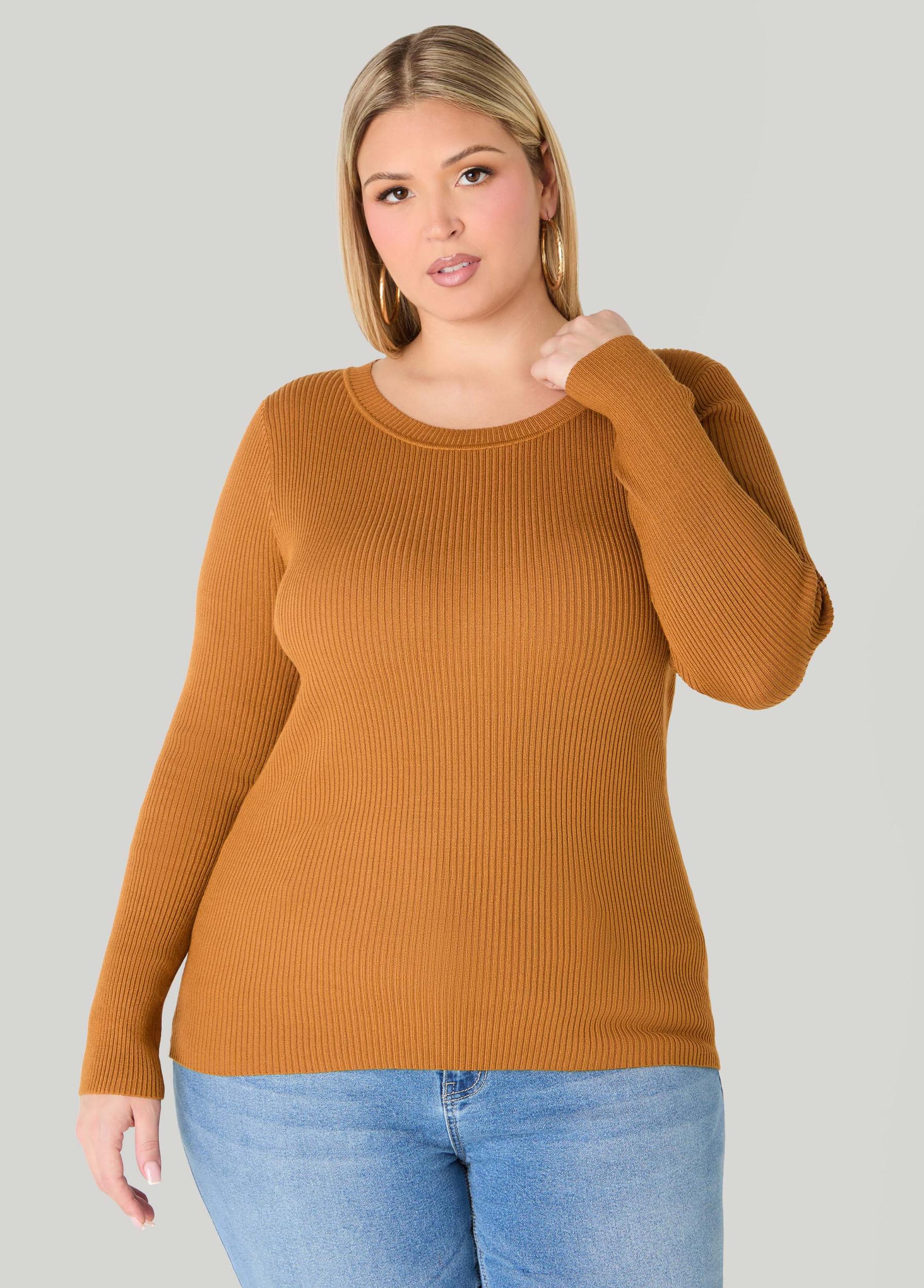 Ribbed Crewneck Sweater Product Image