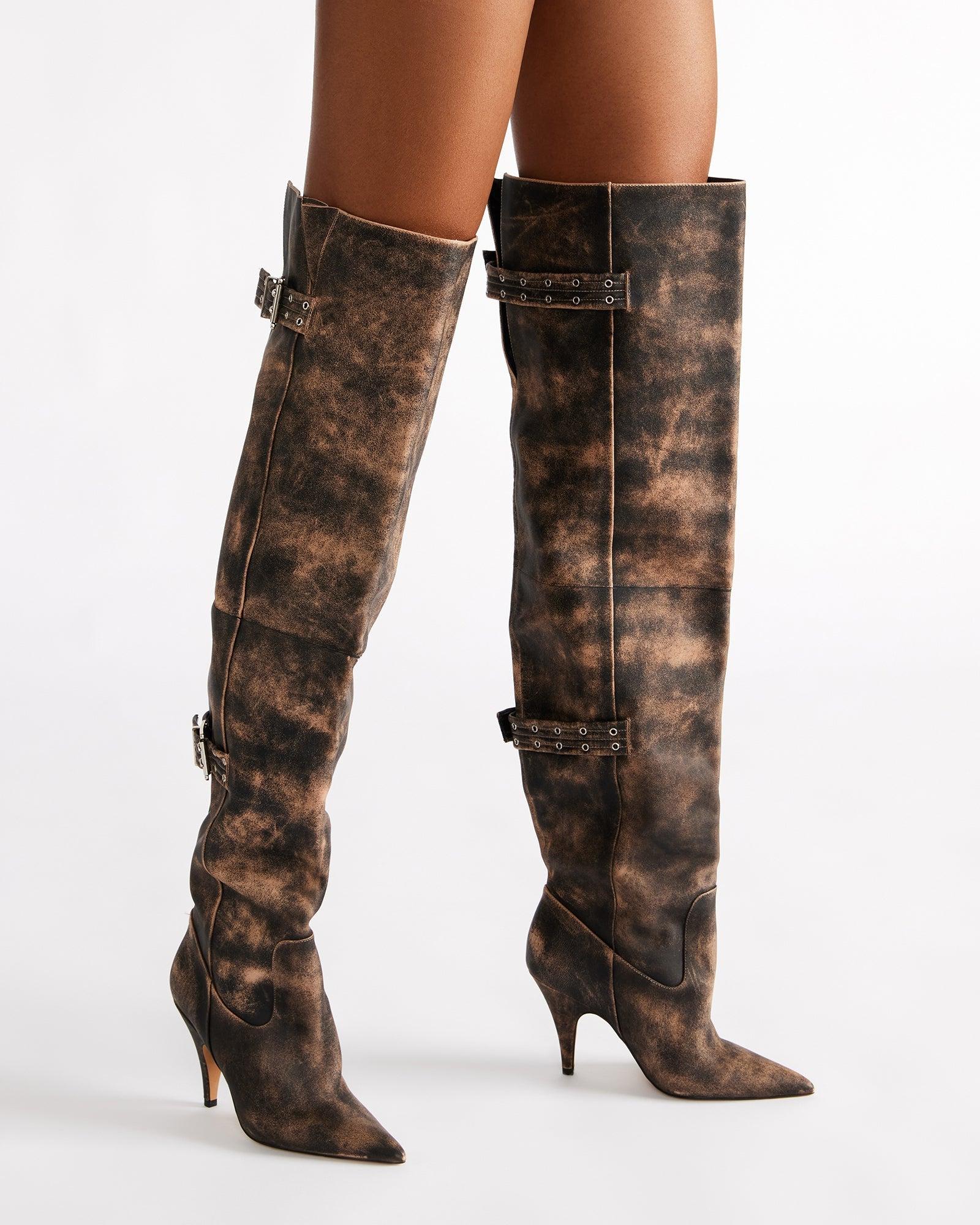 BADDIE BROWN DISTRESSED - SM REBOOTED Female Product Image