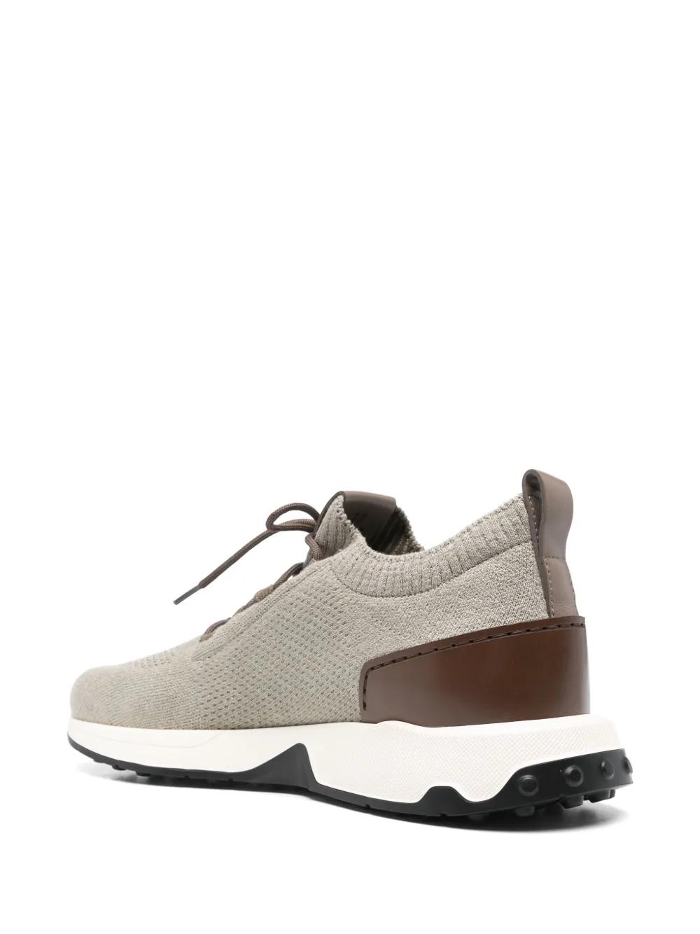 leather-trim sneakers Product Image