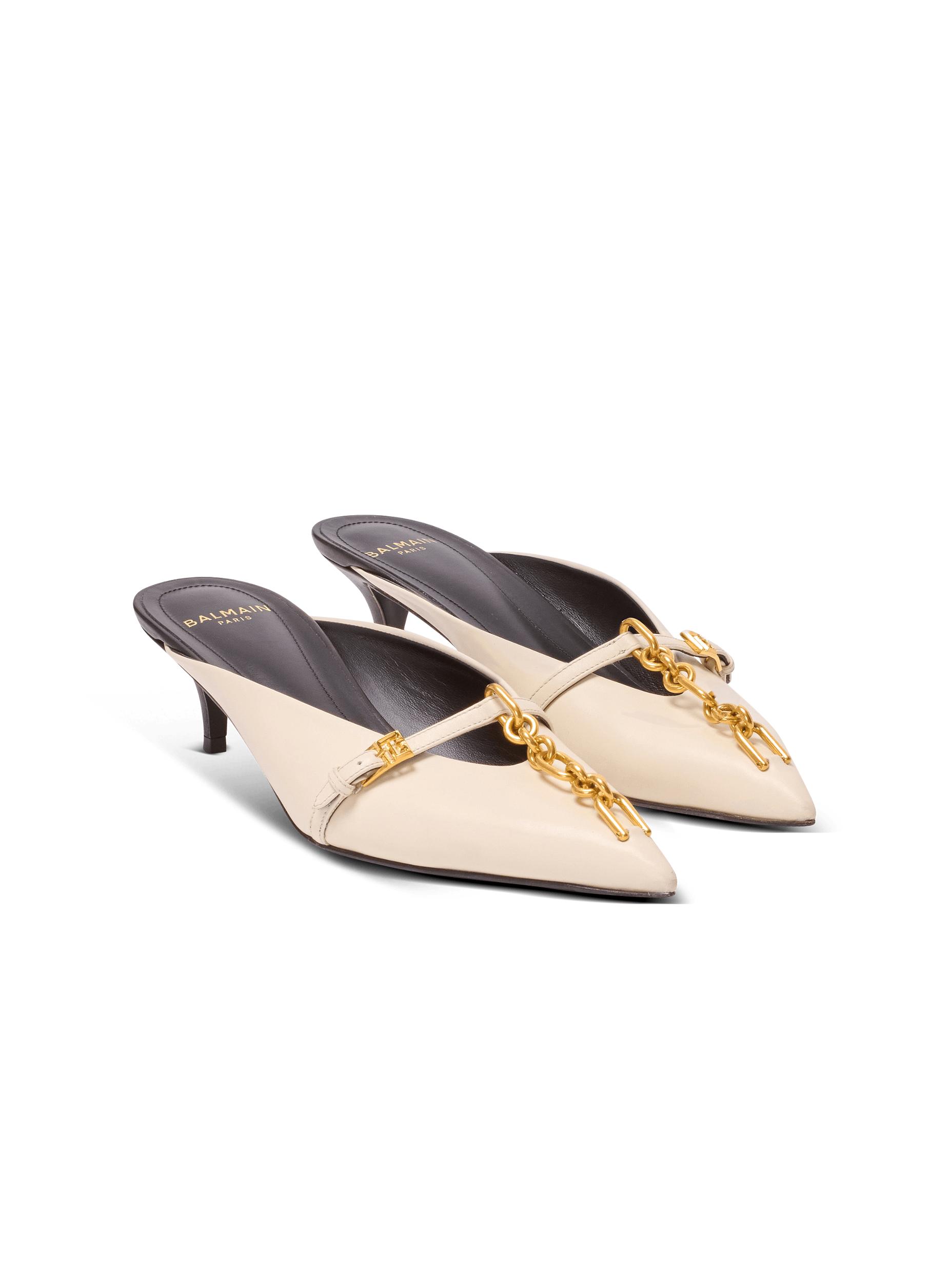 Sync leather mules with pointed toe Product Image