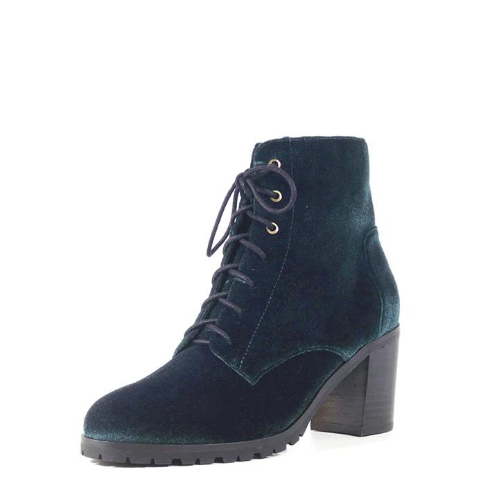 Timothy Velvet Booties Product Image