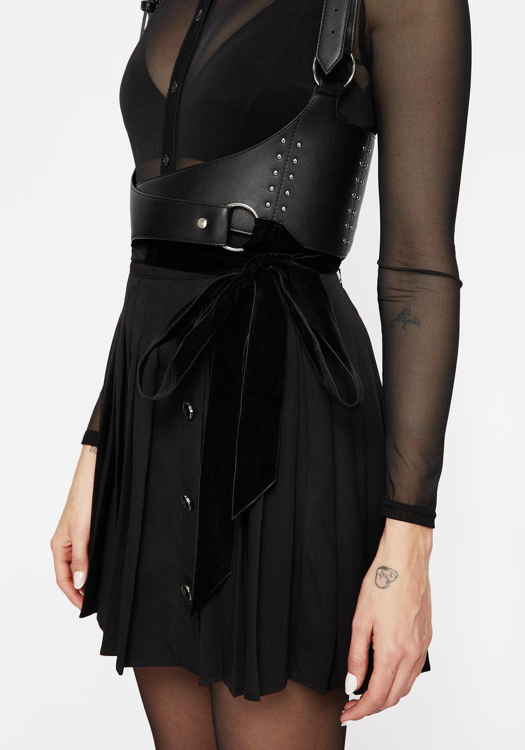 Dungeon Studded Leather Wrap Harness Product Image