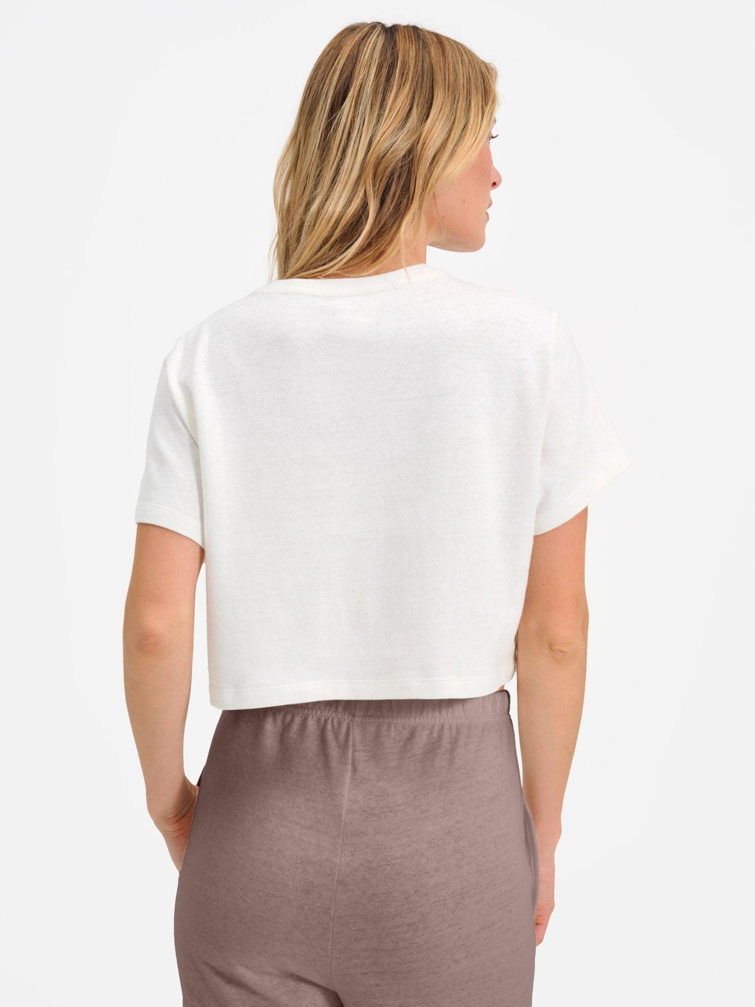 Regenerative Hemp Relaxed Crop Tee Female Product Image