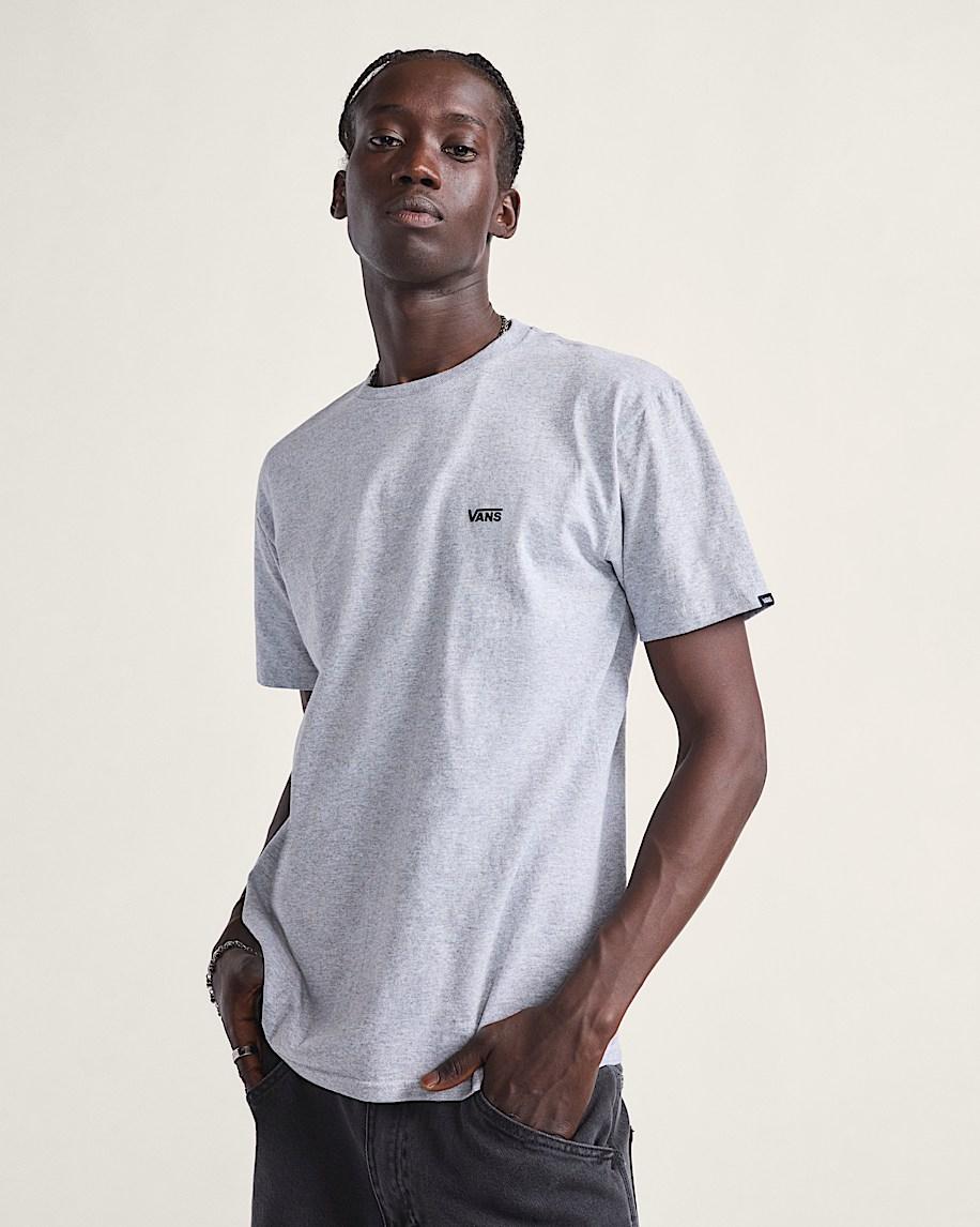 Left Chest Logo T-Shirt in Heather Grey| Vans US Product Image