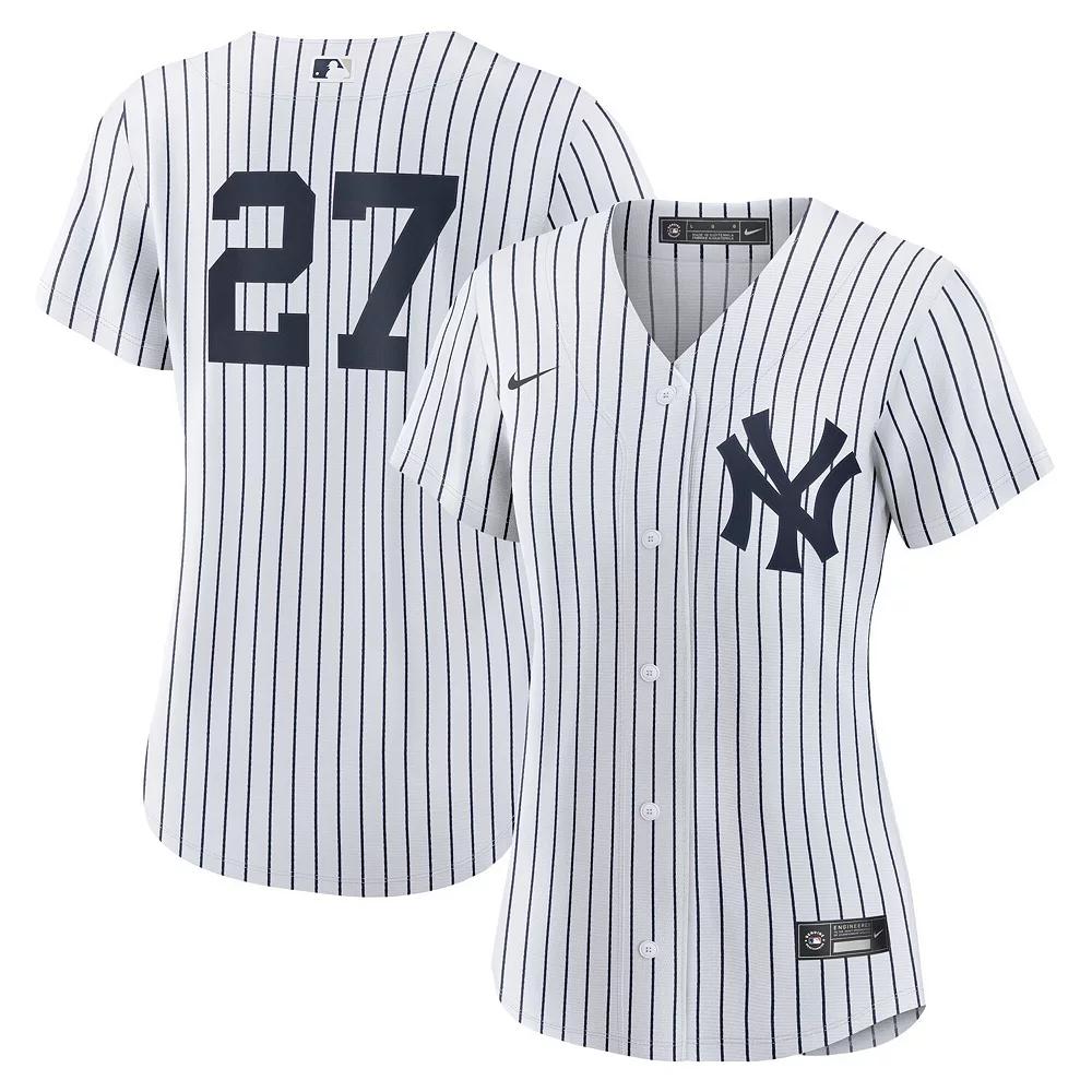Women's Nike Giancarlo Stanton White New York Yankees Home Replica Player Jersey, Size: 2XL Product Image