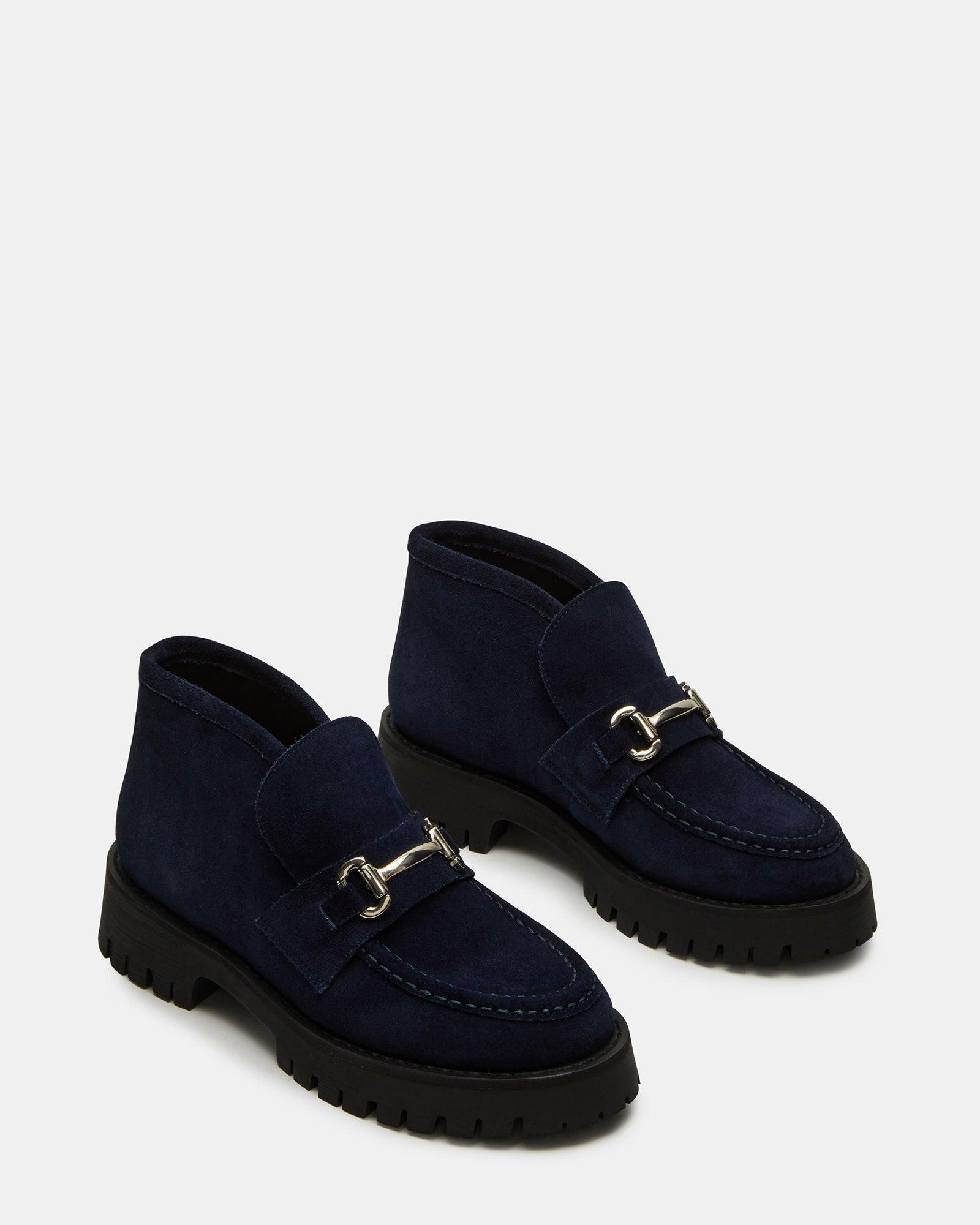 LEON NAVY SUEDE Female Product Image