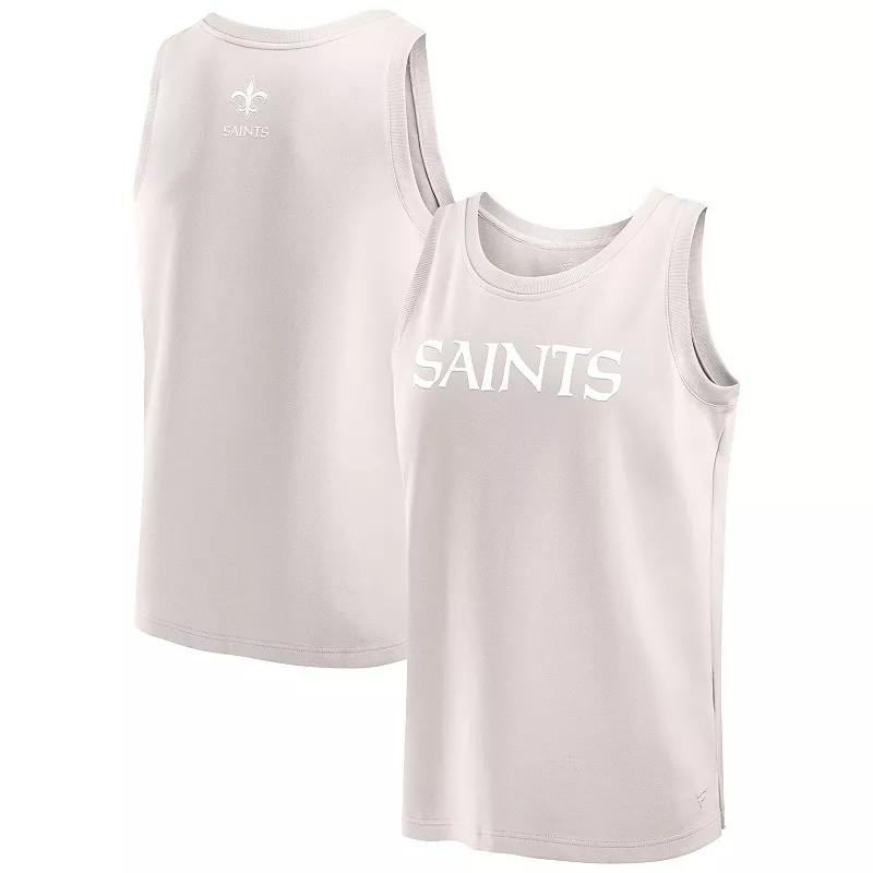 Men's Fanatics Cream New Orleans Saints Elements Tank Top,  Product Image
