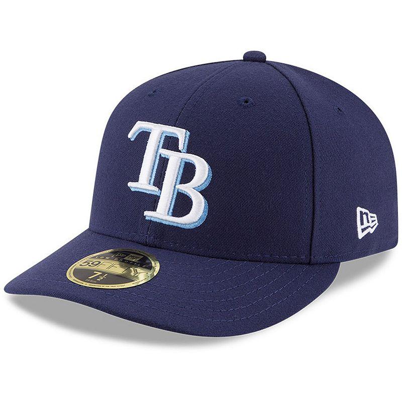 Men's New Era Navy Tampa Bay Rays Game Authentic Collection On-Field Low Profile 59FIFTY Fitted Hat,  Product Image