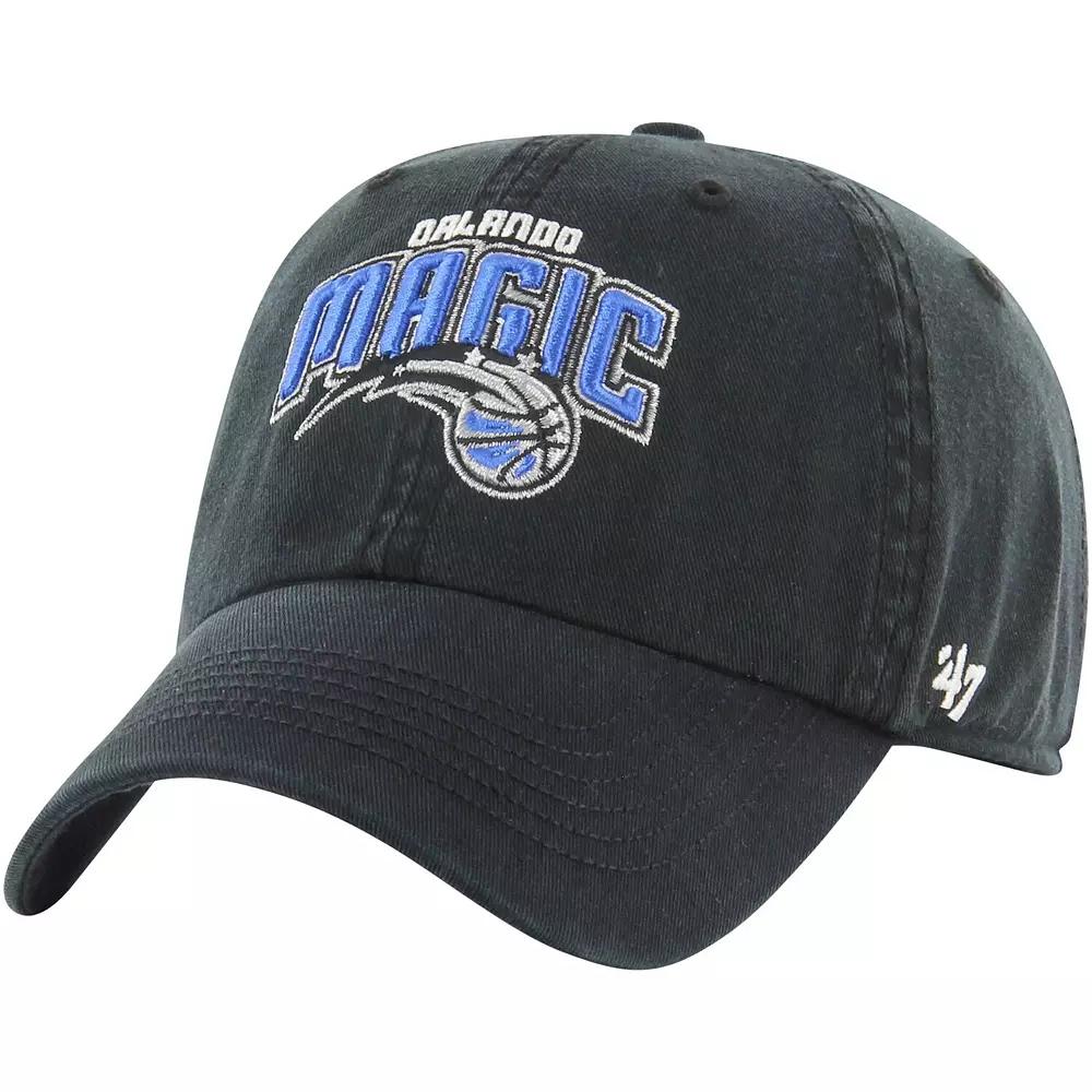 Men's '47 Black Orlando Magic Classic Franchise Fitted Hat,  Product Image