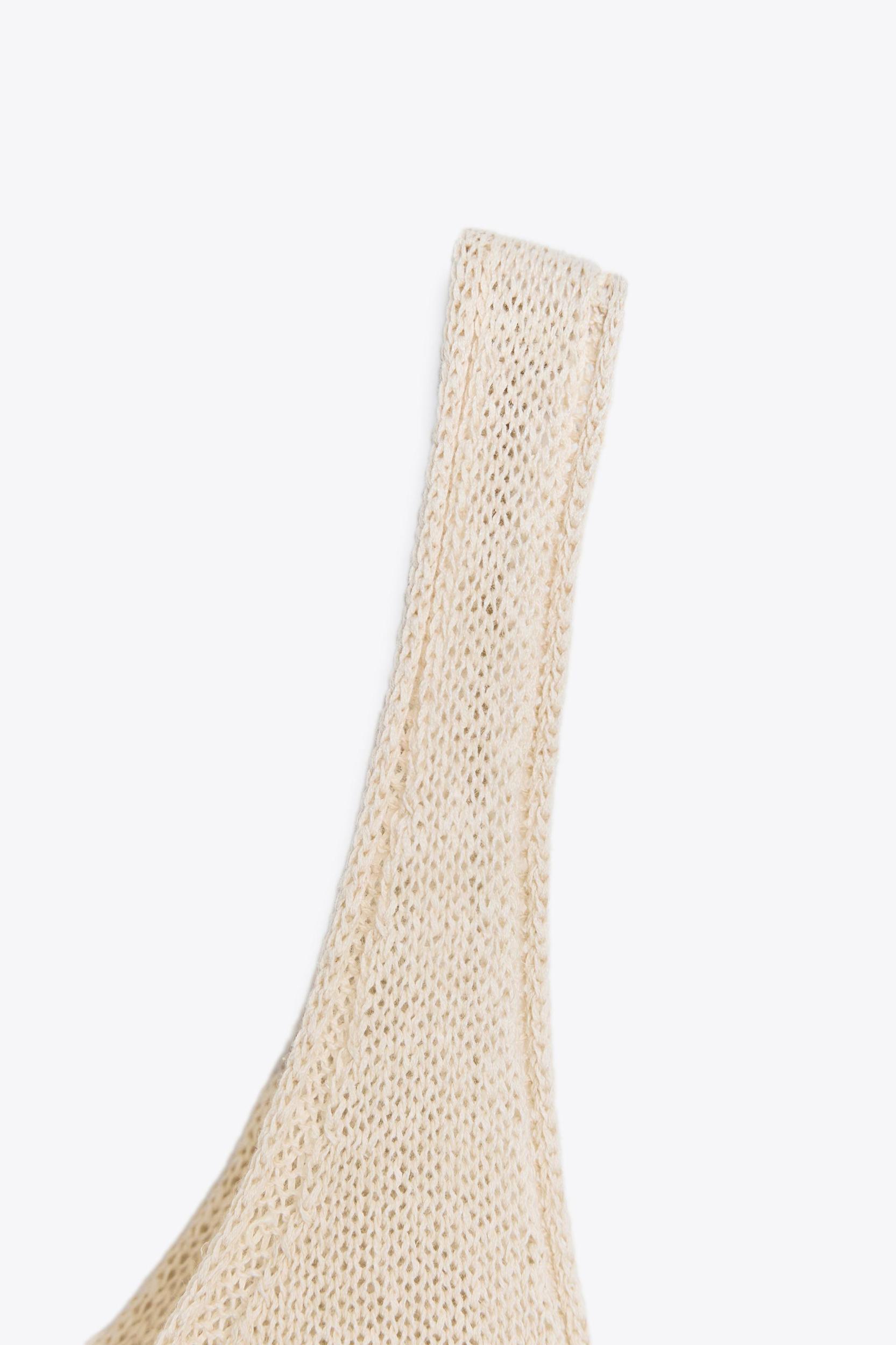 LINEN KNIT TOP Product Image