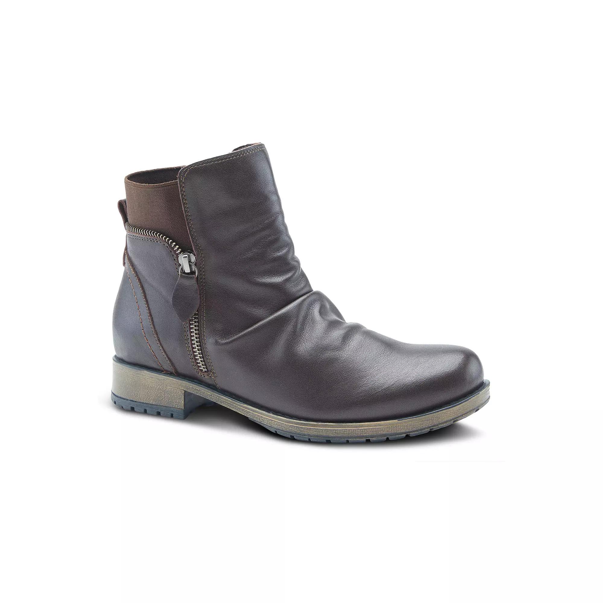 Spring Step Abel Women's Leather Ankle Boots, Size: 37, Dark Brown Product Image