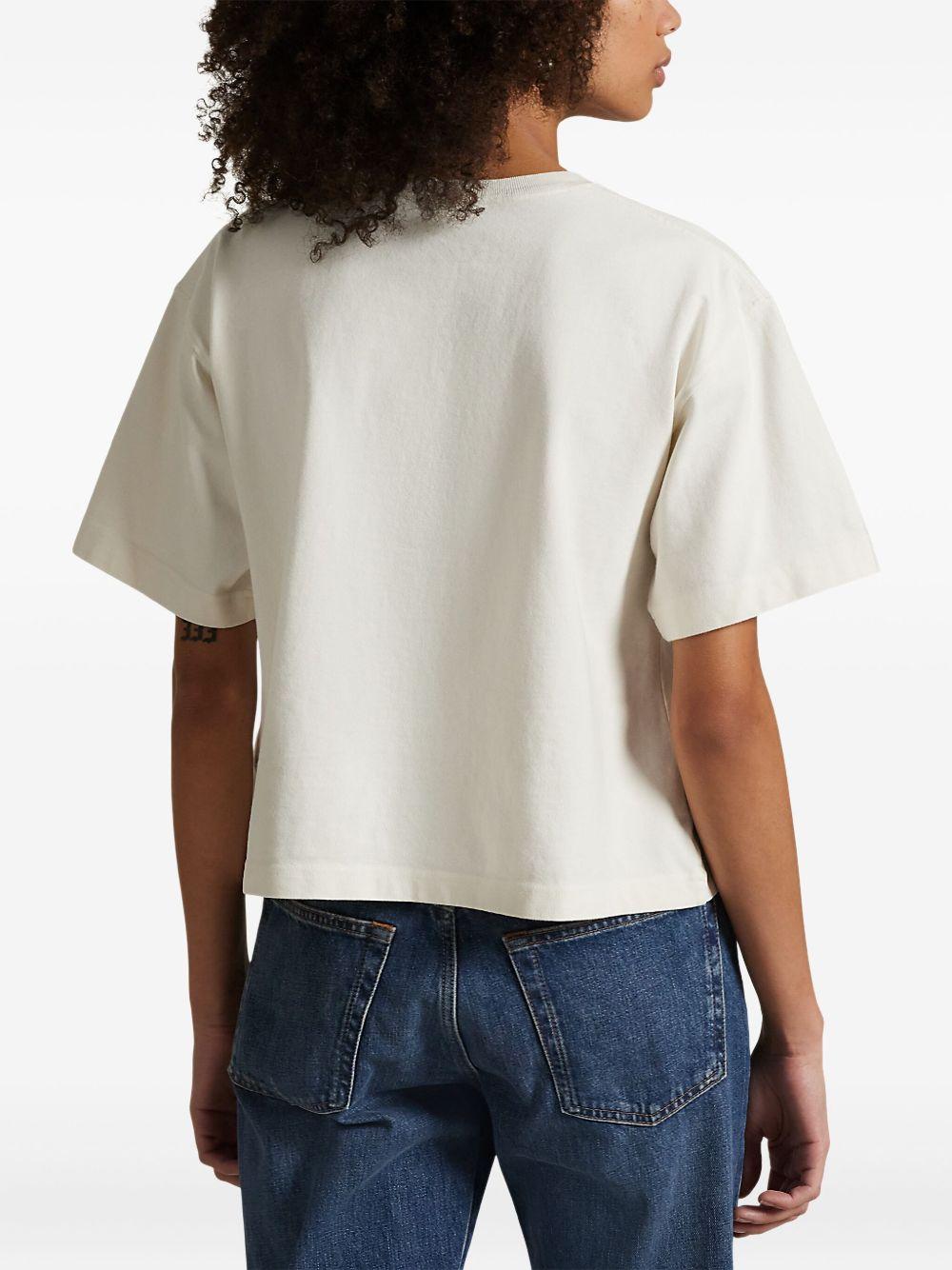 flag-embroidered t-shirt Product Image