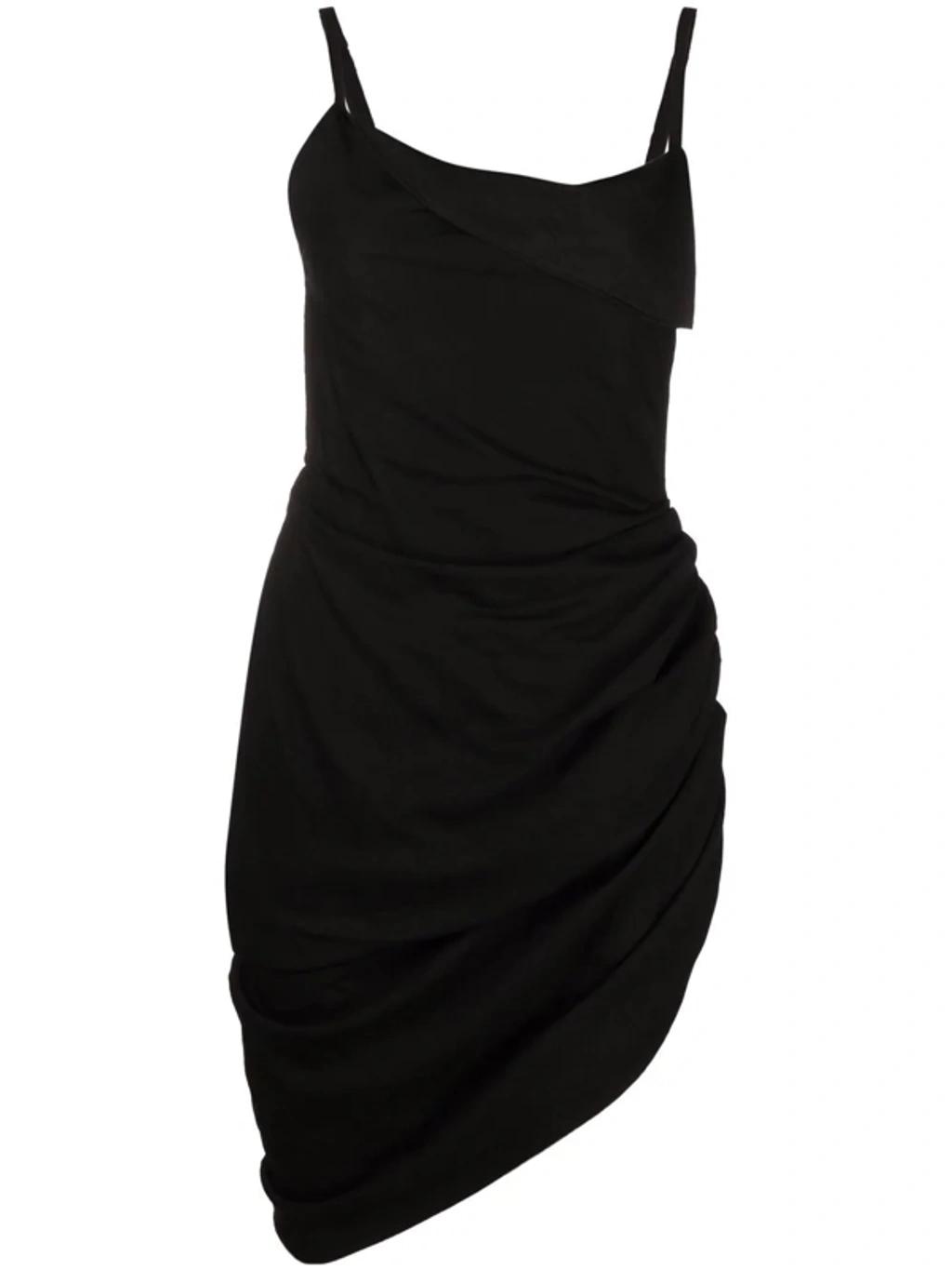 Black Les Classiques 'La robe Saudade' Minidress Product Image