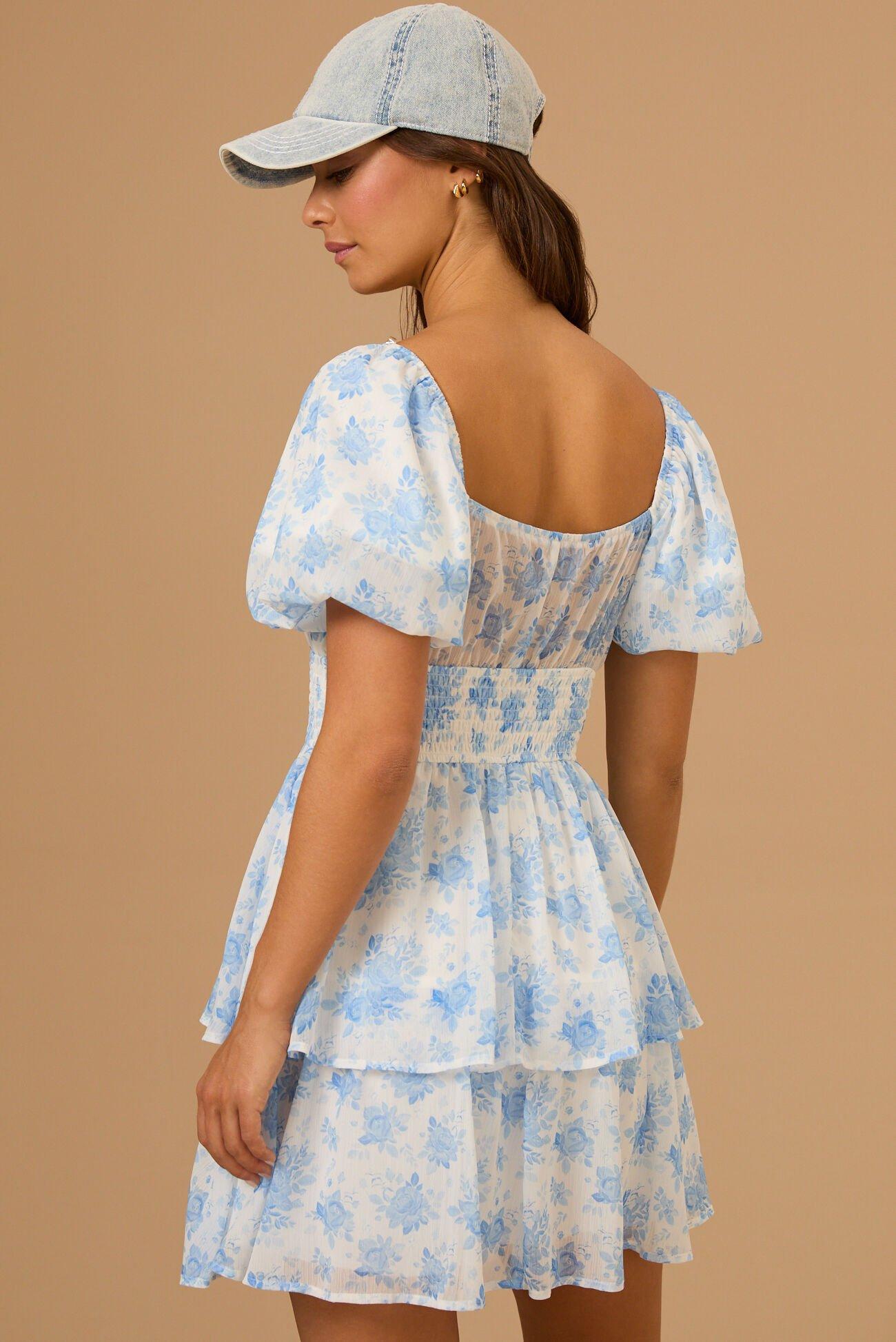 Noelle Floral Mini Dress Product Image