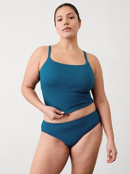 Scoop Crop Pique Tankini D-DD Product Image