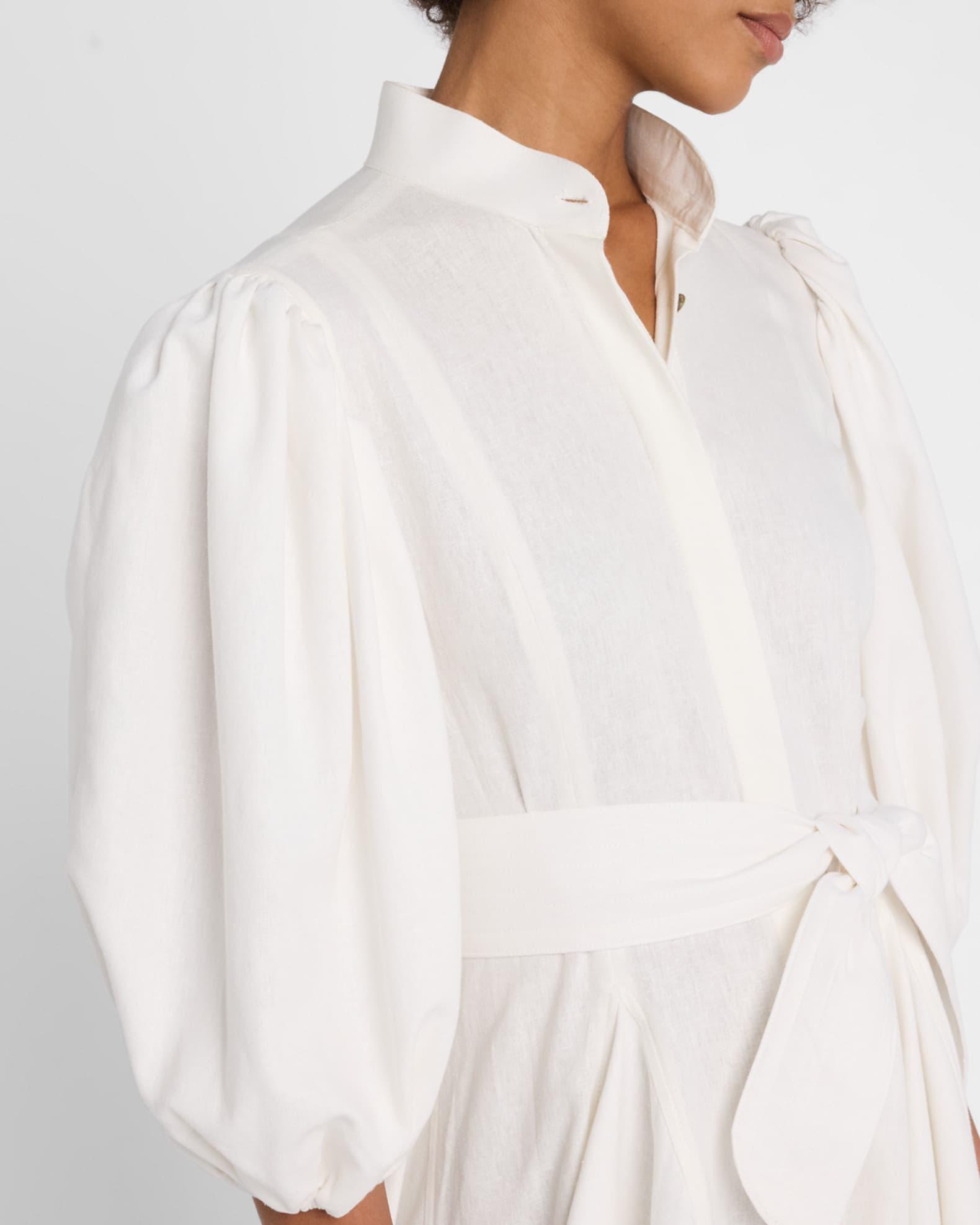 Bromelia Linen Mini Shirtdress Product Image