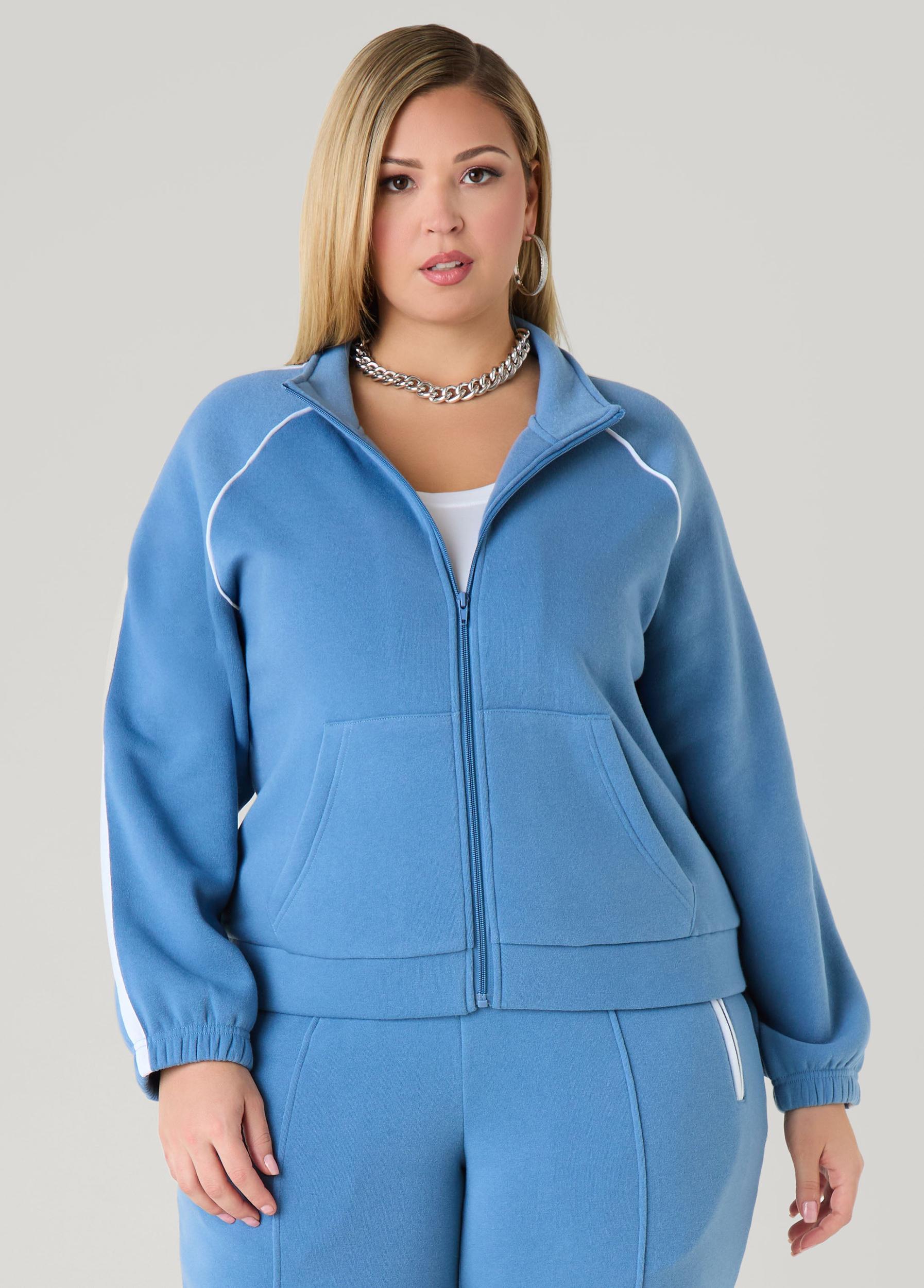 Piped Zip Front Track Jacket Product Image