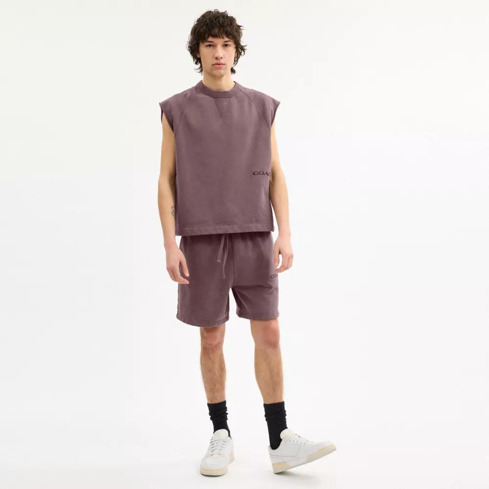 Sleeveless Garment Dye Crewneck Product Image