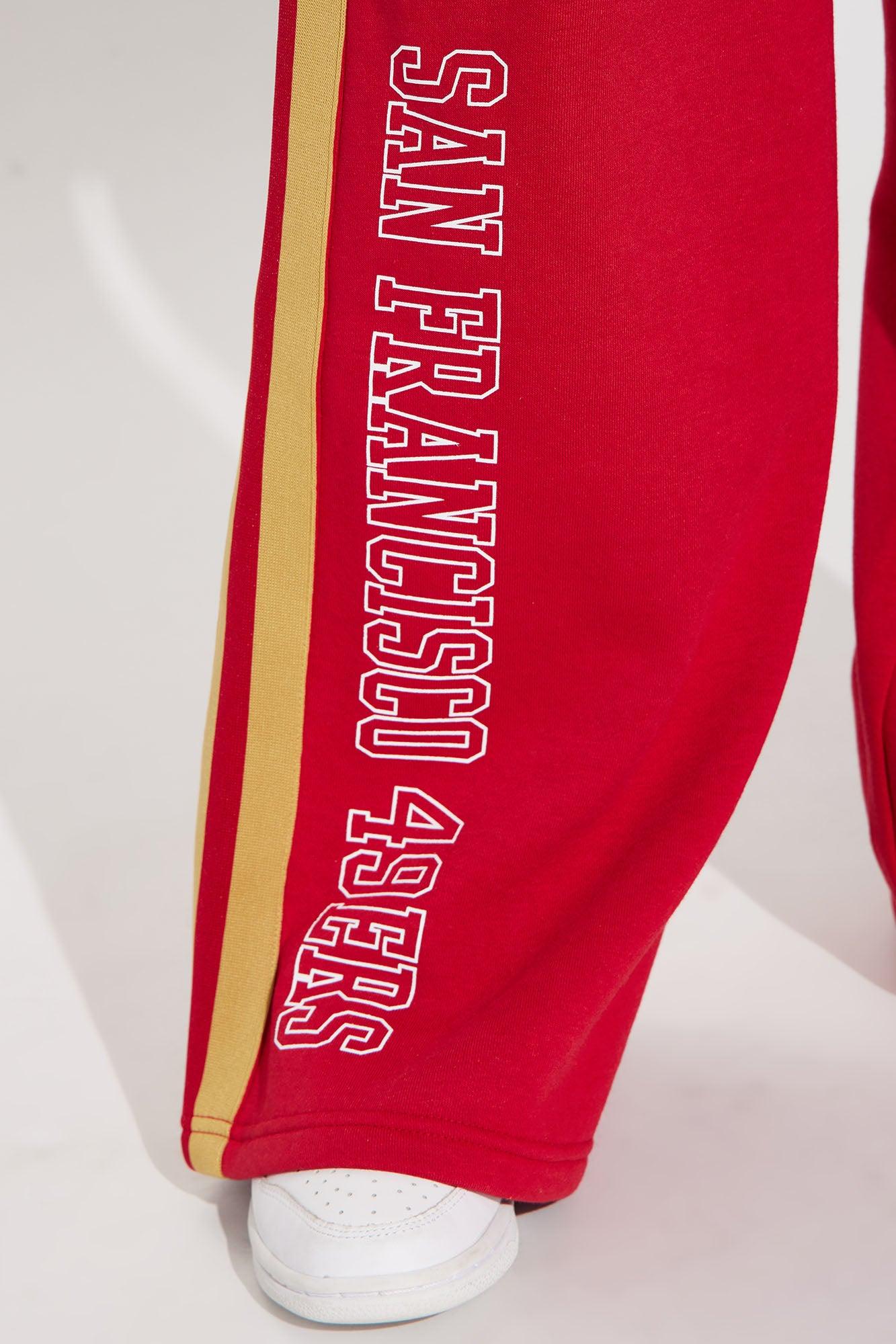 49ers Second Half Come-Back Wide Leg Pant - Red Female Product Image