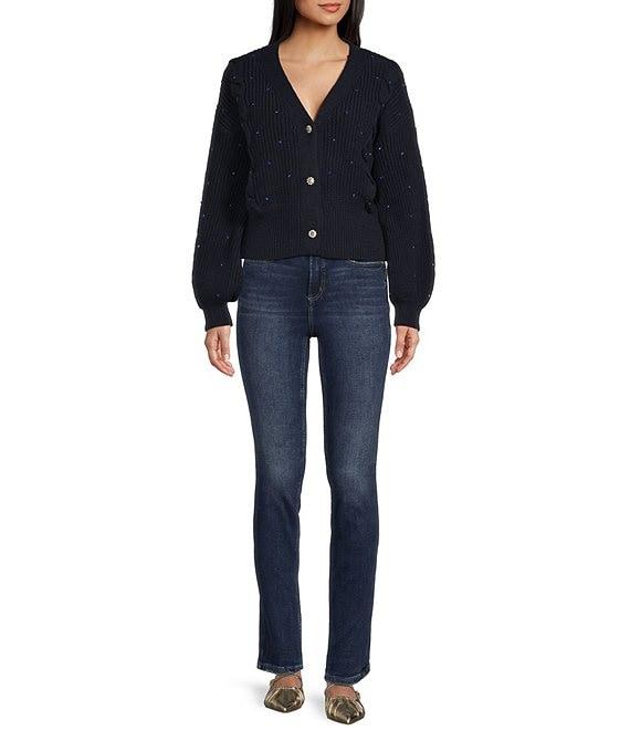 Sadie & Sage Jeweled Button Cardigan Product Image