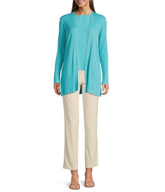 Jones New York Malibu Yarn Long Sleeve Open Front Ribbed Cardigan Product Image