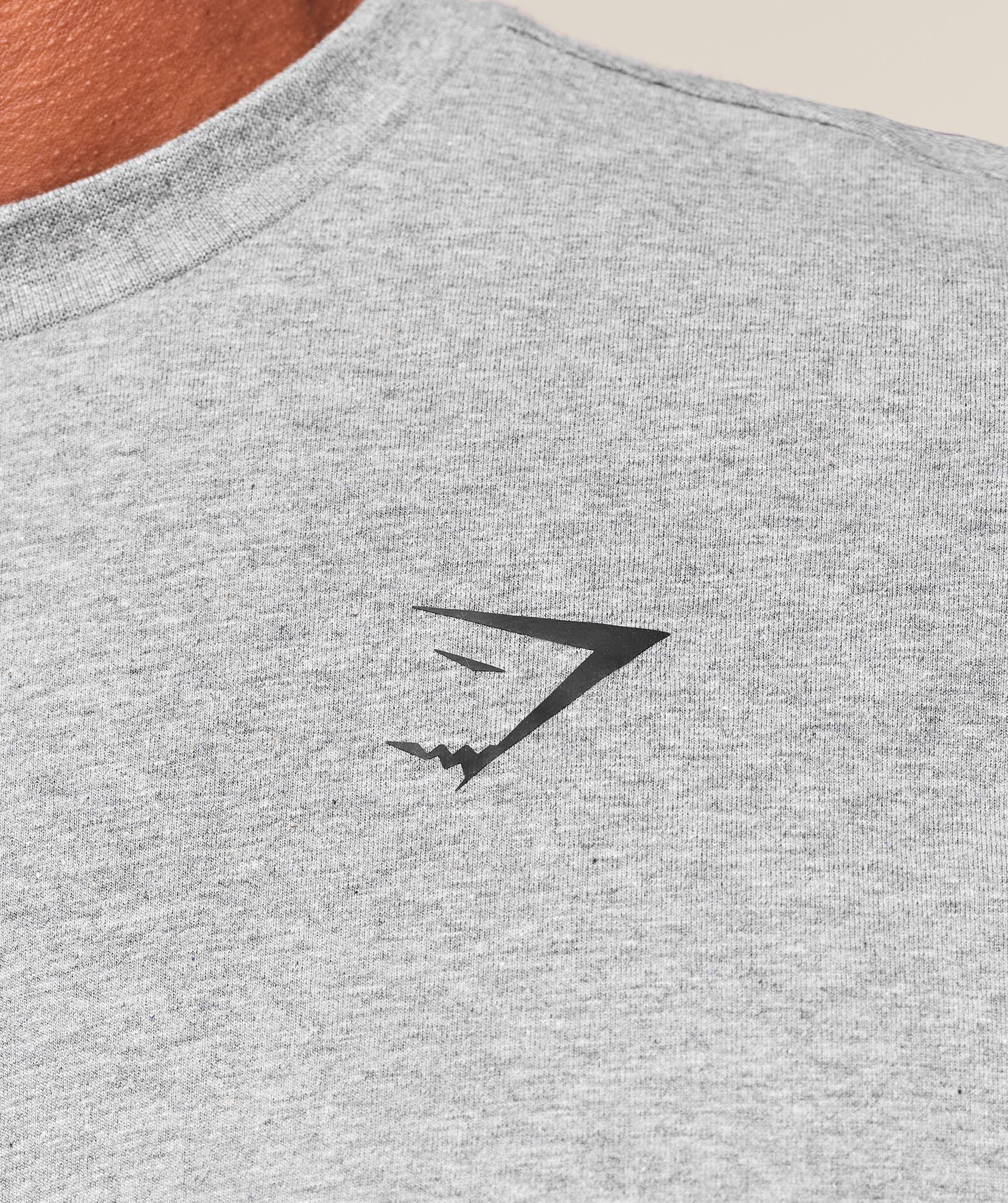 Gymshark Essential Oversized T-Shirt - Charcoal Grey Marl Male Product Image