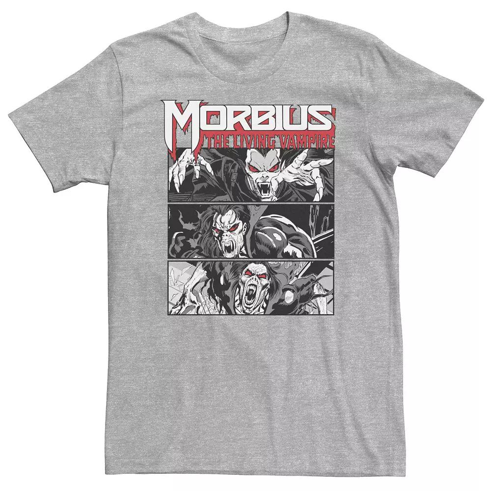 Big & Tall Marvel Morbius The Living Vampire Comic Panels Tee, Men's,  Product Image
