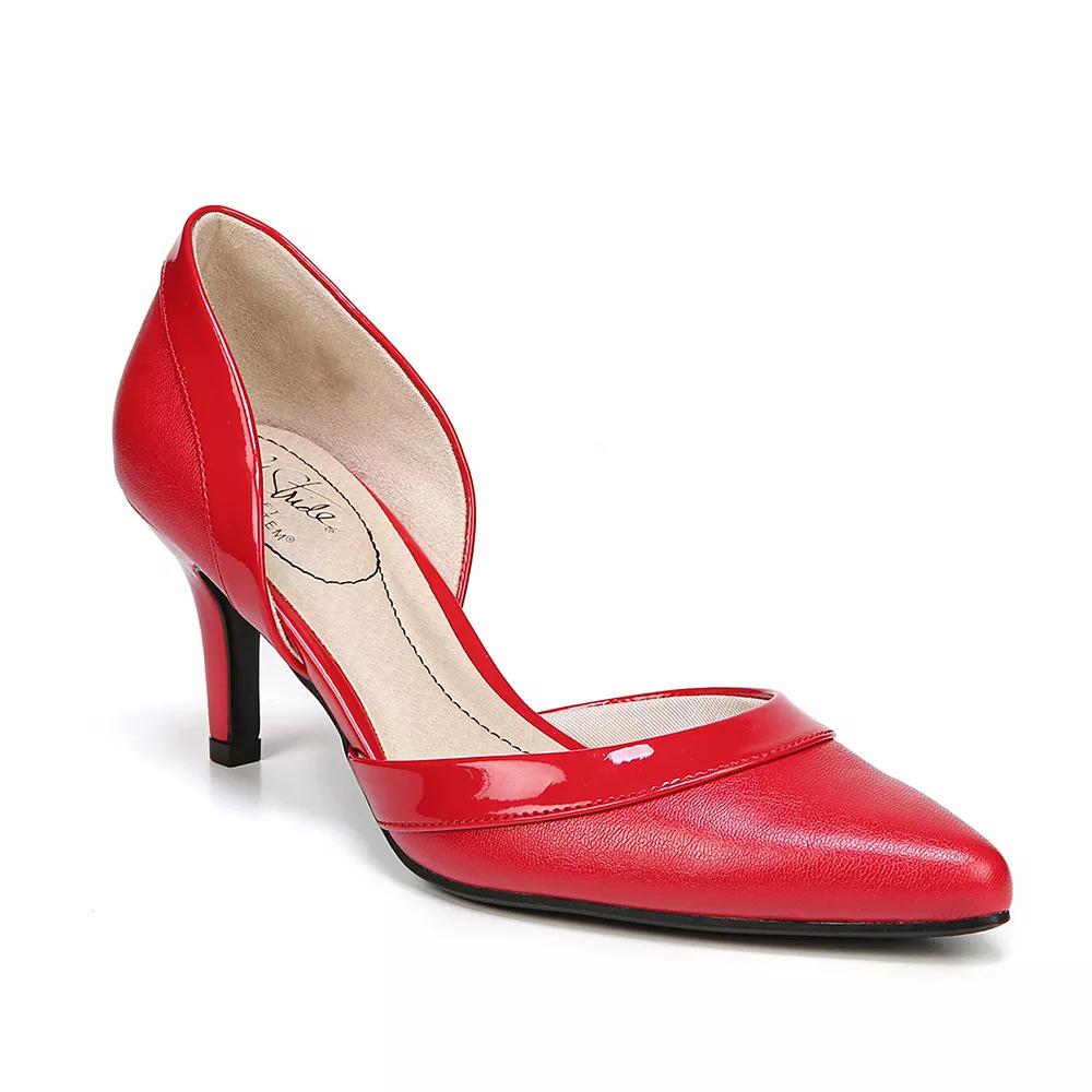 LifeStride Saldana Women's D'Orsay High Heels, Size: 11 Wide, Red Red Product Image