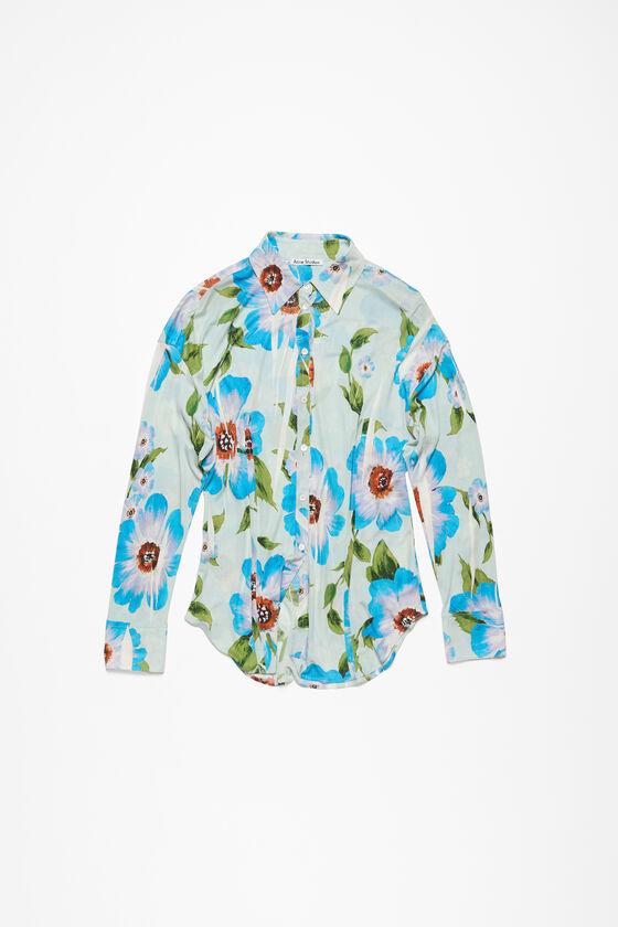 Button-up printed shirt Product Image