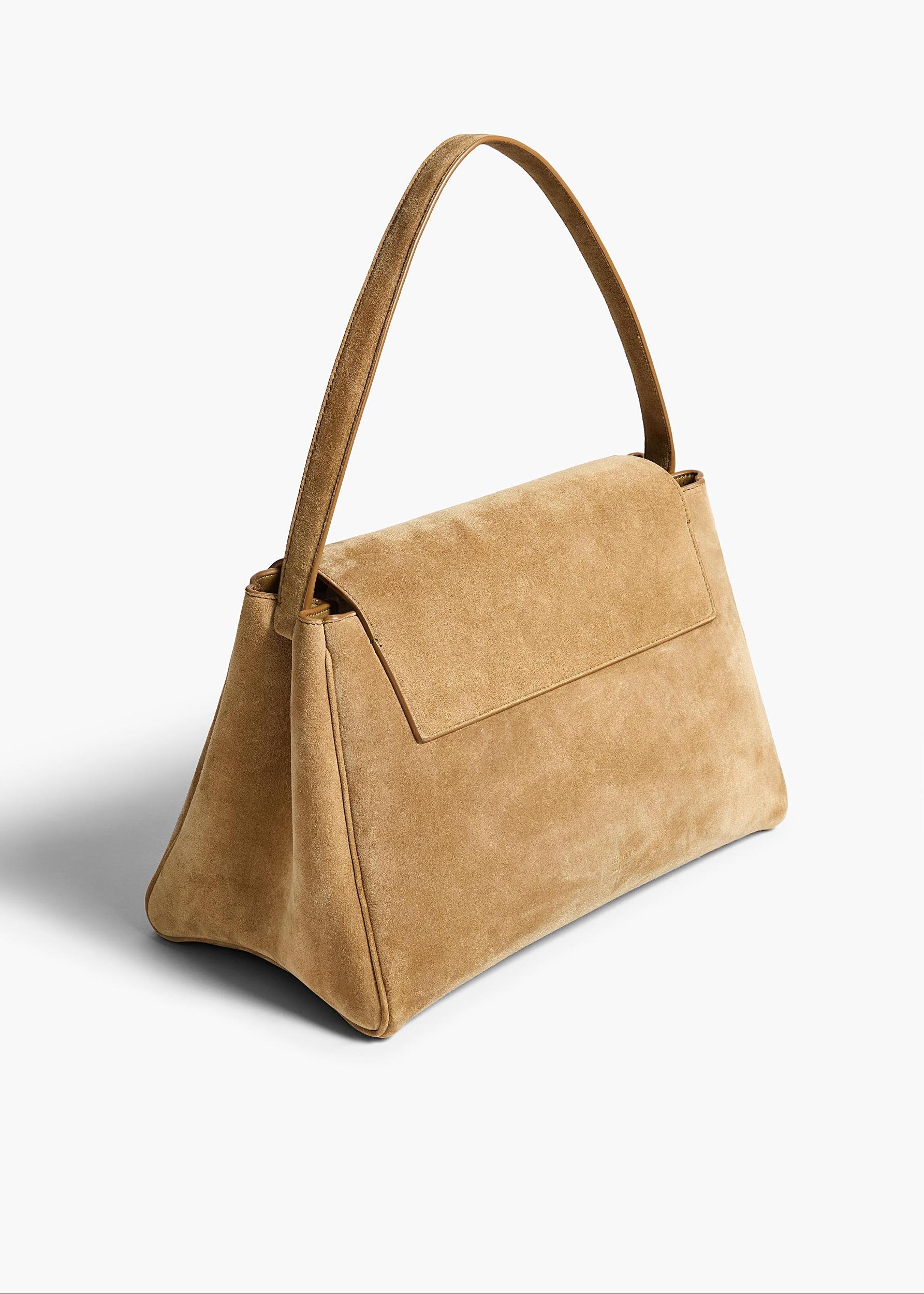 Audrey Top Handle Bag in Mud Suede Product Image