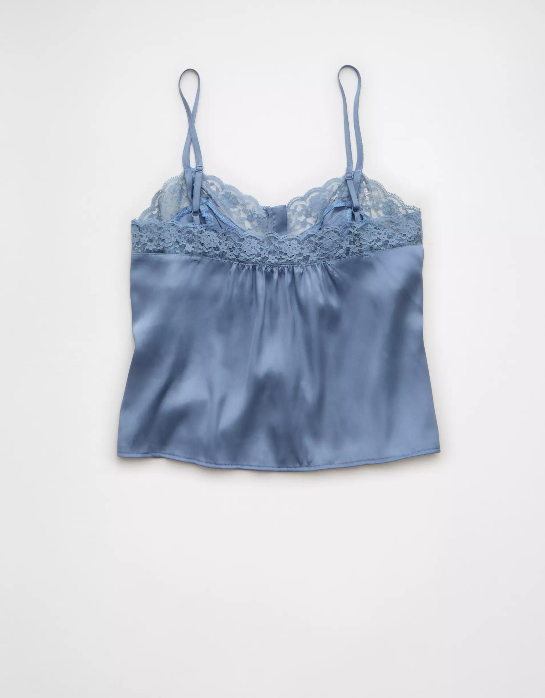 AE Pintuck Satin Cami Top Product Image
