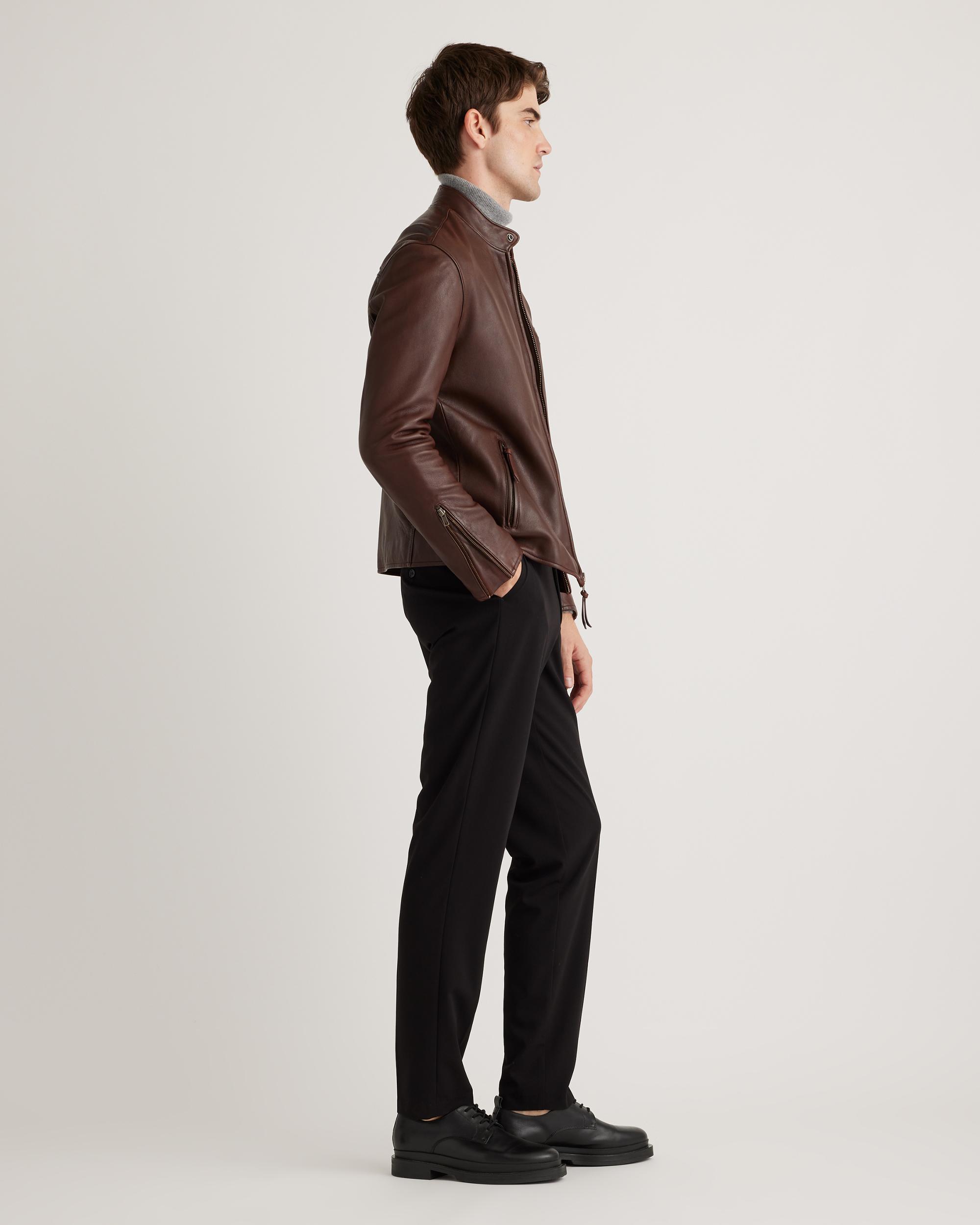 Quince | Men's Café Racer Jacket Leather Product Image