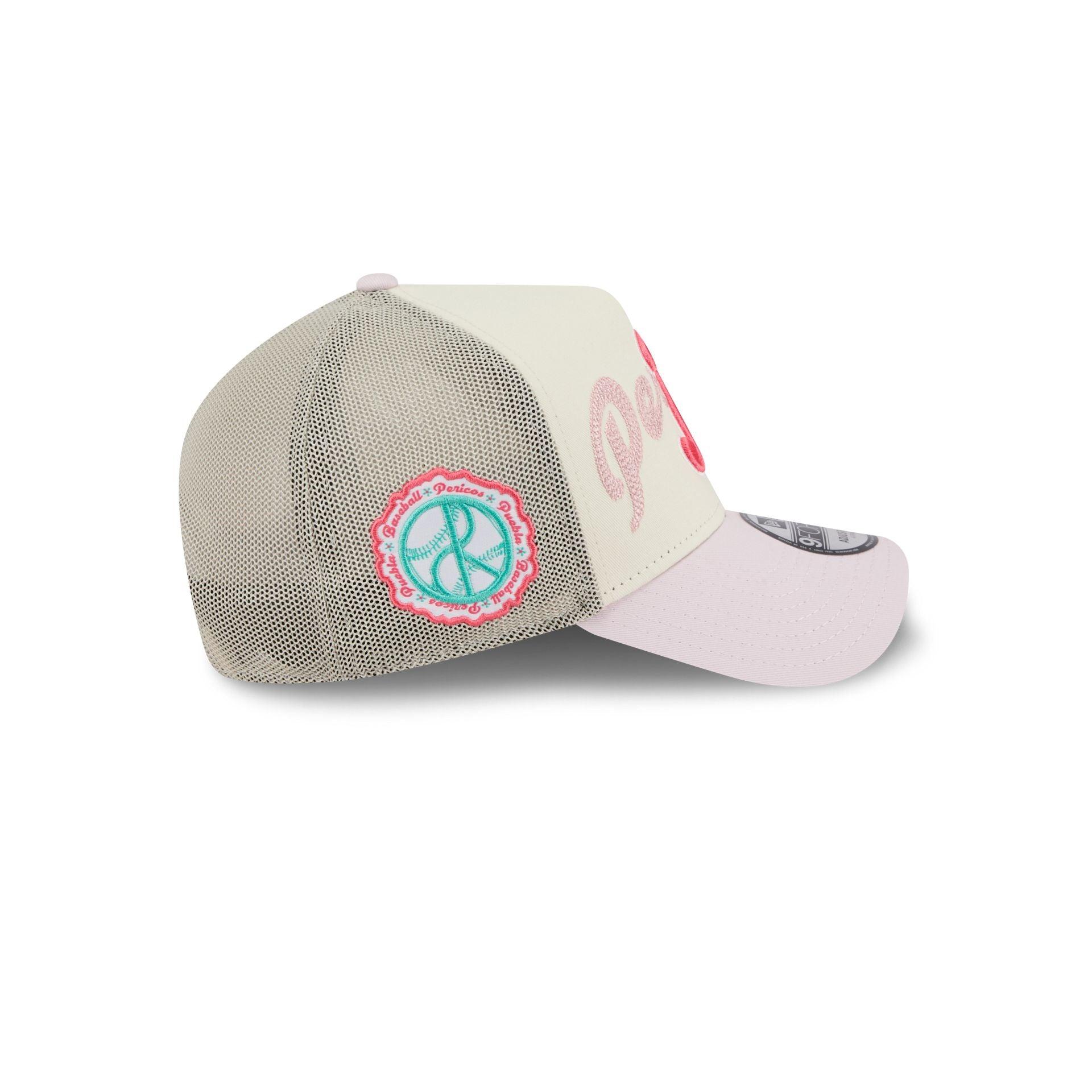 Pericos de Puebla Stacked Wordmark 9FORTY A-Frame Snapback Hat Male Product Image