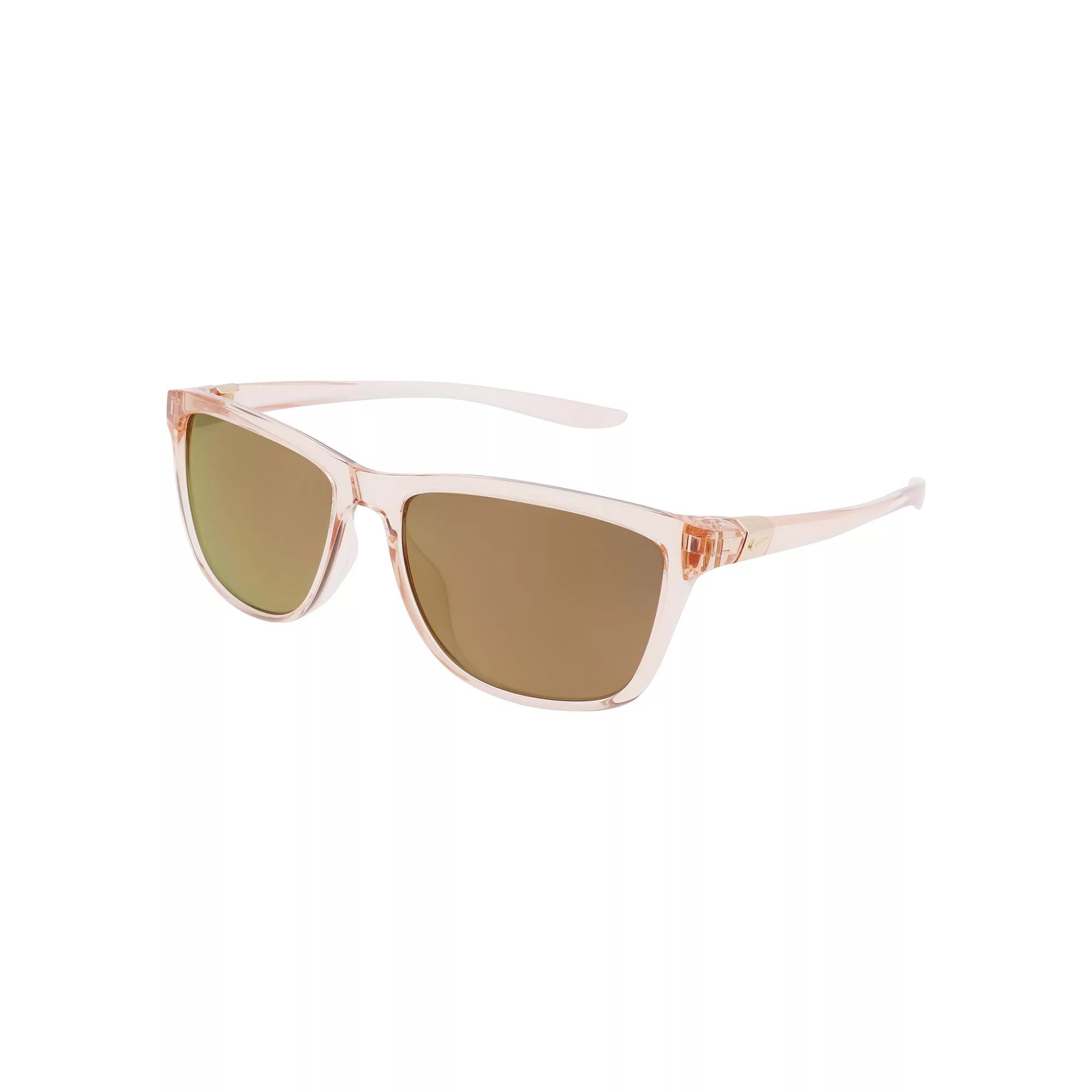 Women's Nike 56mm City Icon Mirrored Sunglasses, Washed Coral Brown Product Image