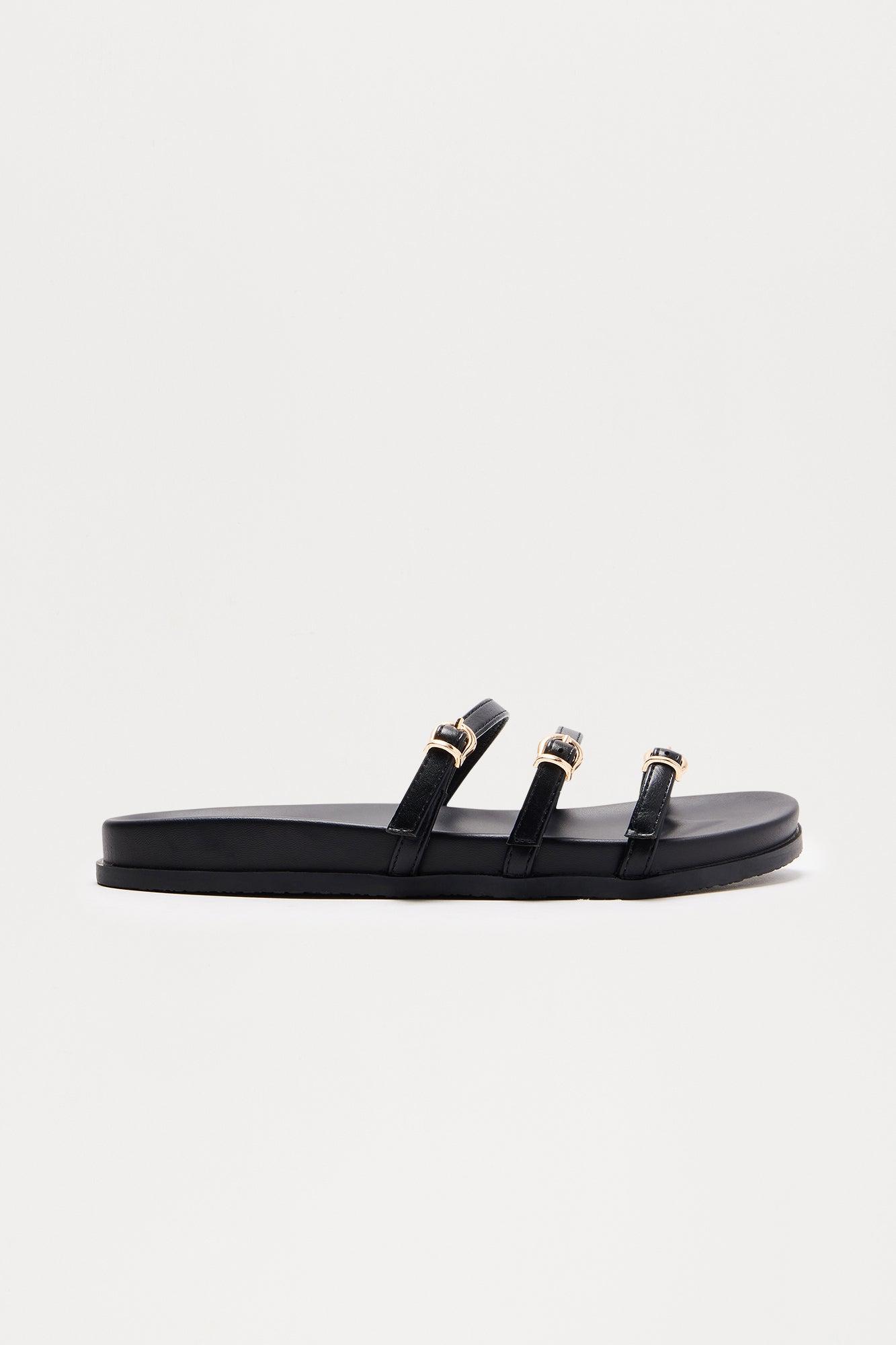 Naia Buckle Sandals - Black Product Image