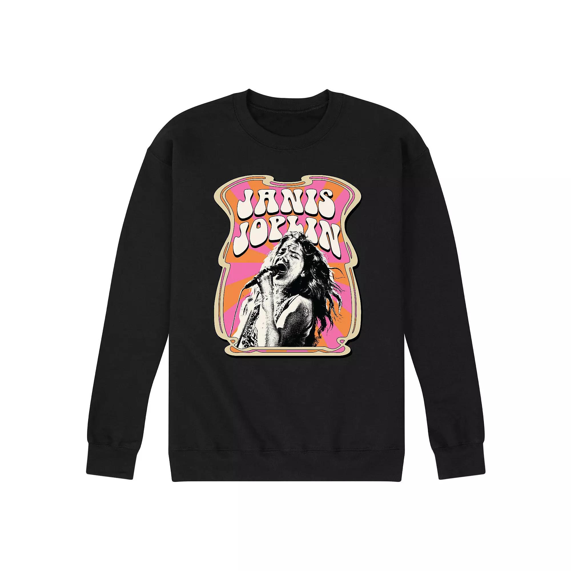 Men's Janis Joplin Poster Sweatshirt,  Product Image